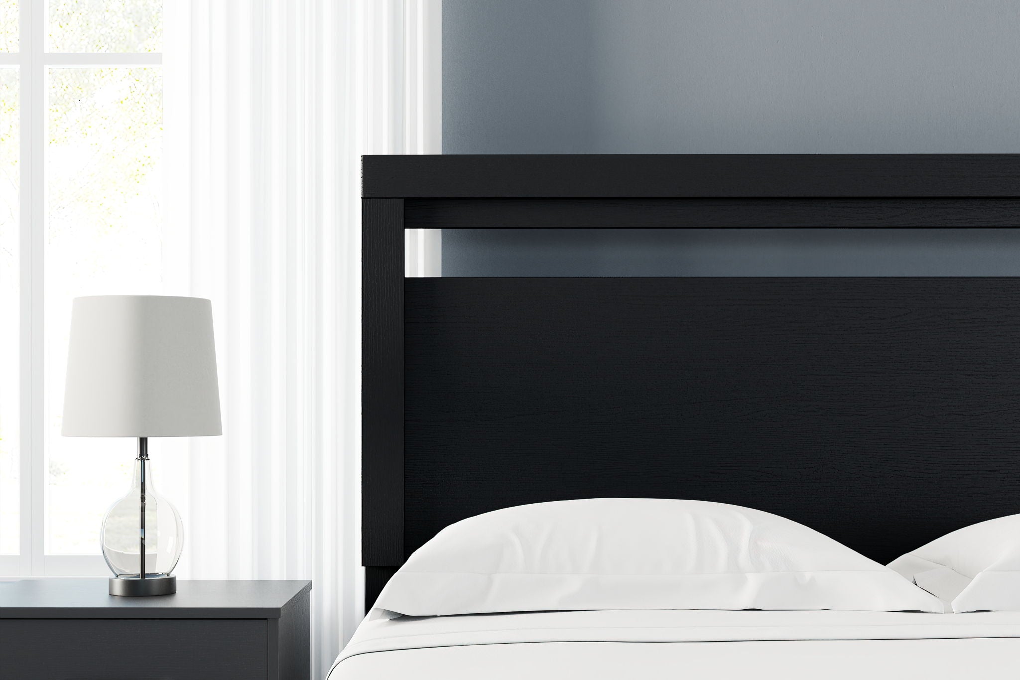 Finch - Queen Panel Headboard - Black - Urban Living Furniture (Los Angeles, CA)