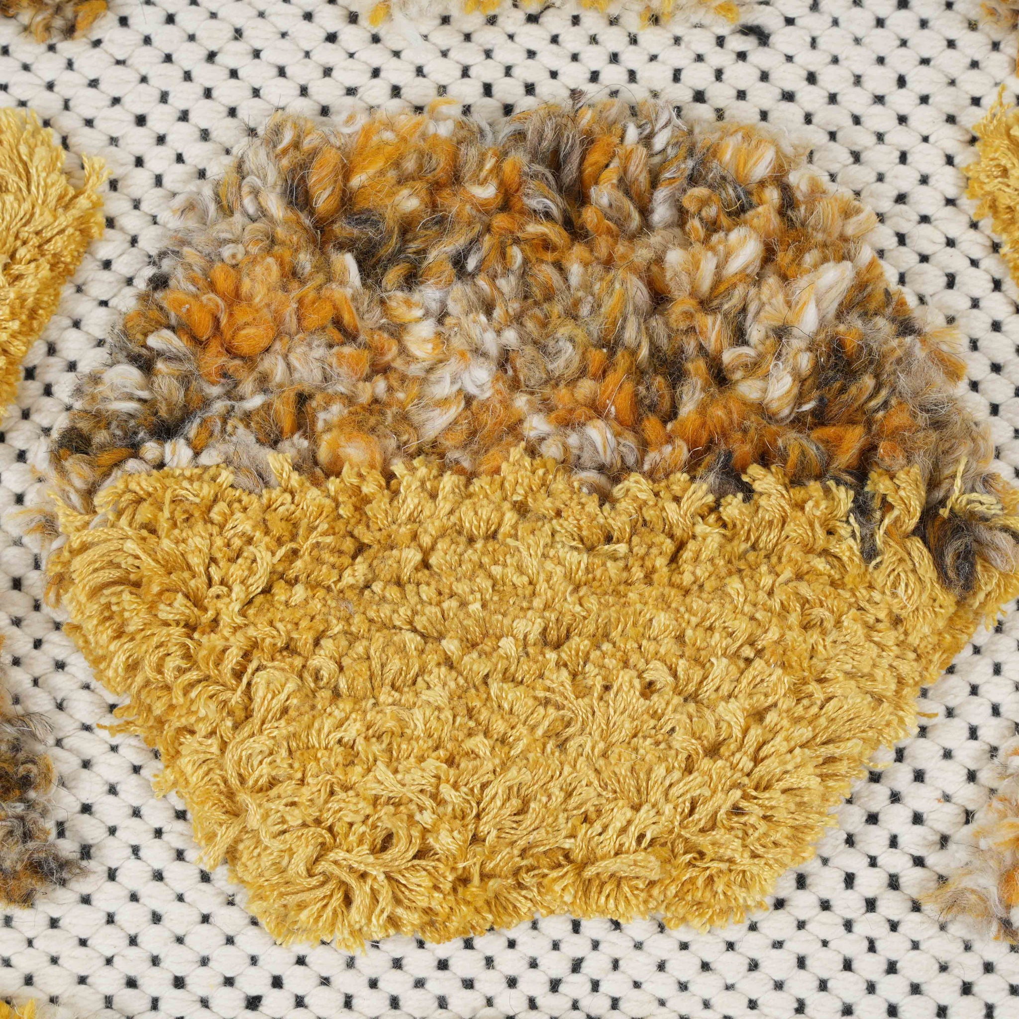 Sawyer - Tufted Pouf - Gold