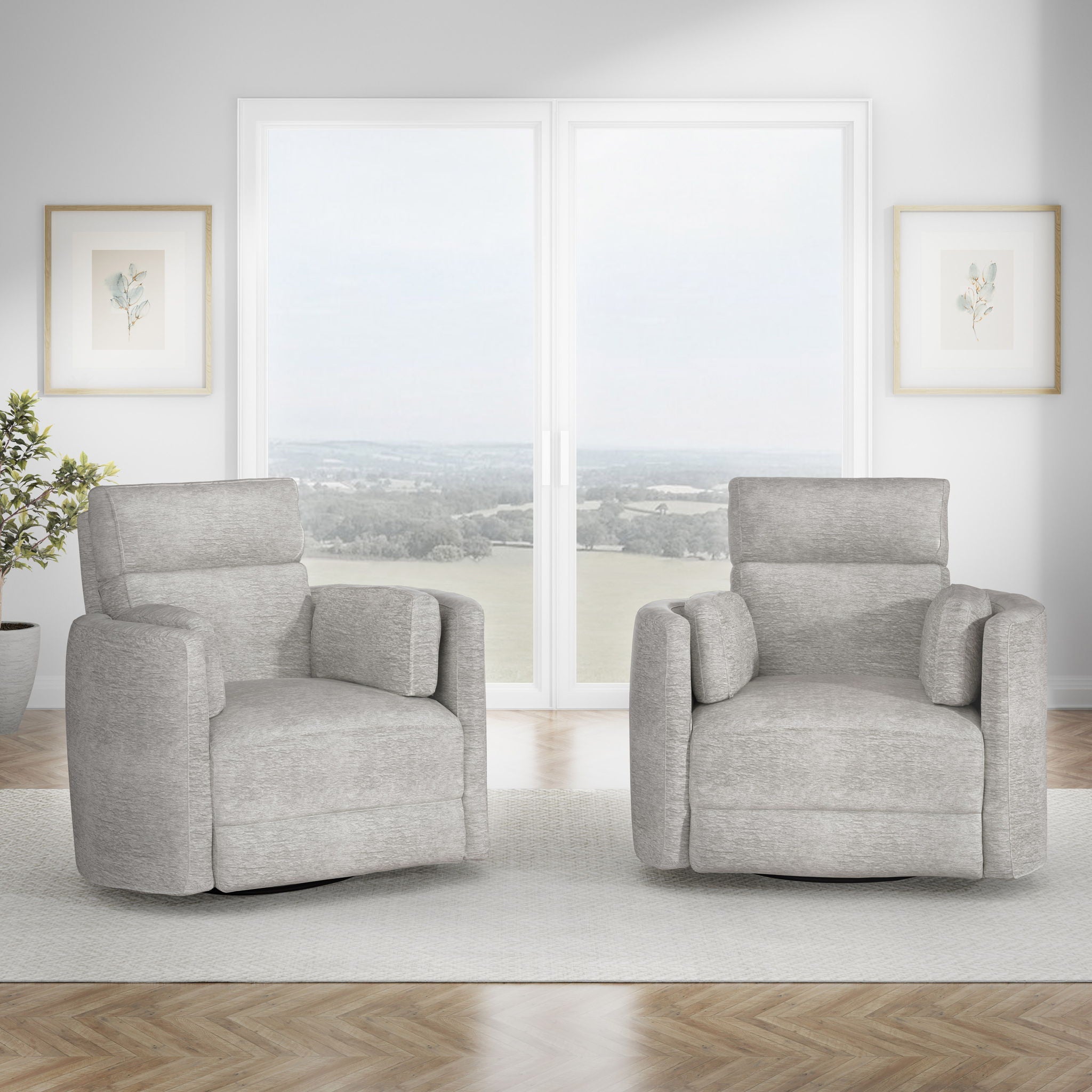 Radius - Power Swivel Glider Recliner - Urban Living Furniture (Los Angeles, CA)