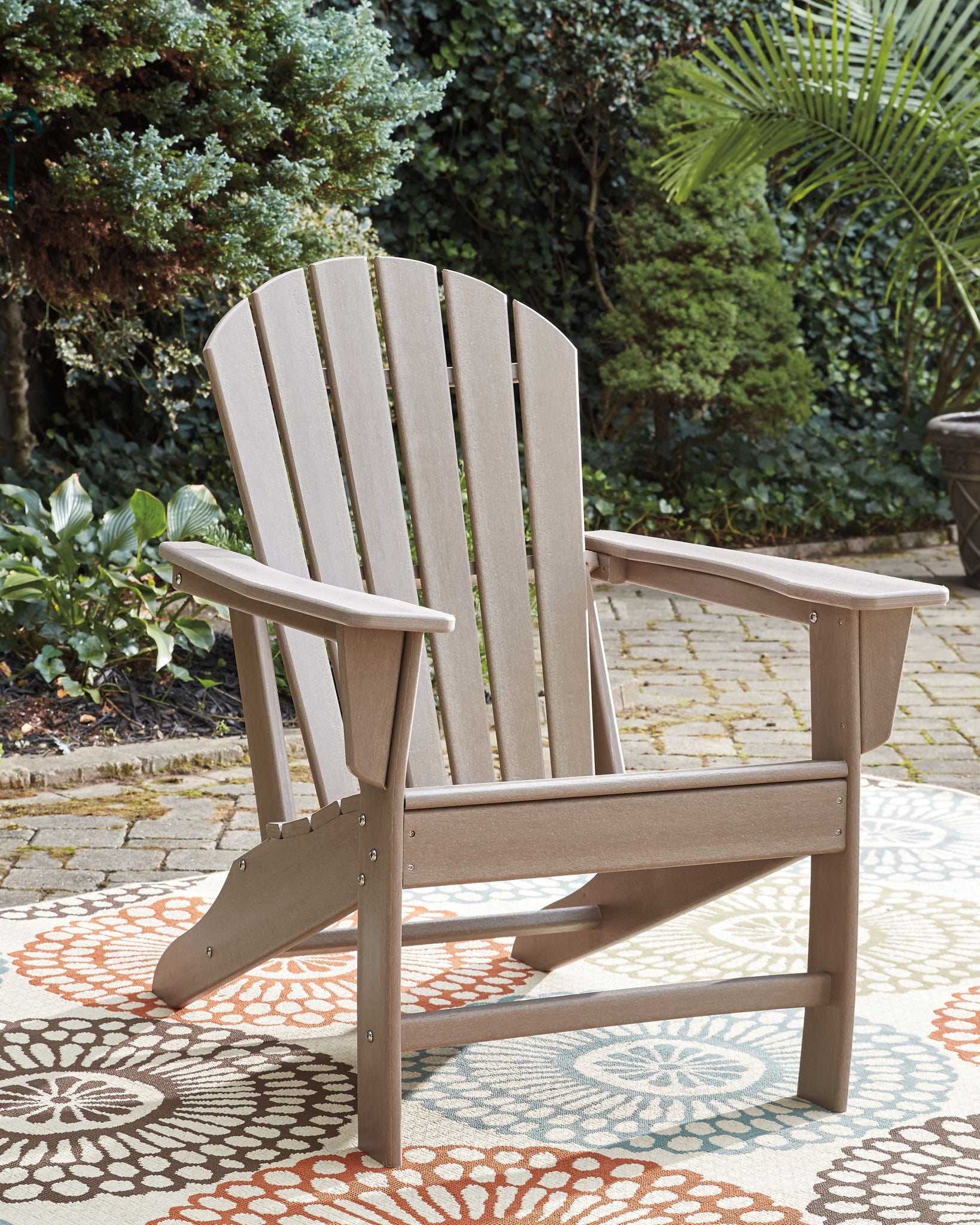 Sundown Treasure - 2 Pc. - Adirondack Chair And Ottoman - Driftwood - Urban Living Furniture (Los Angeles, CA)