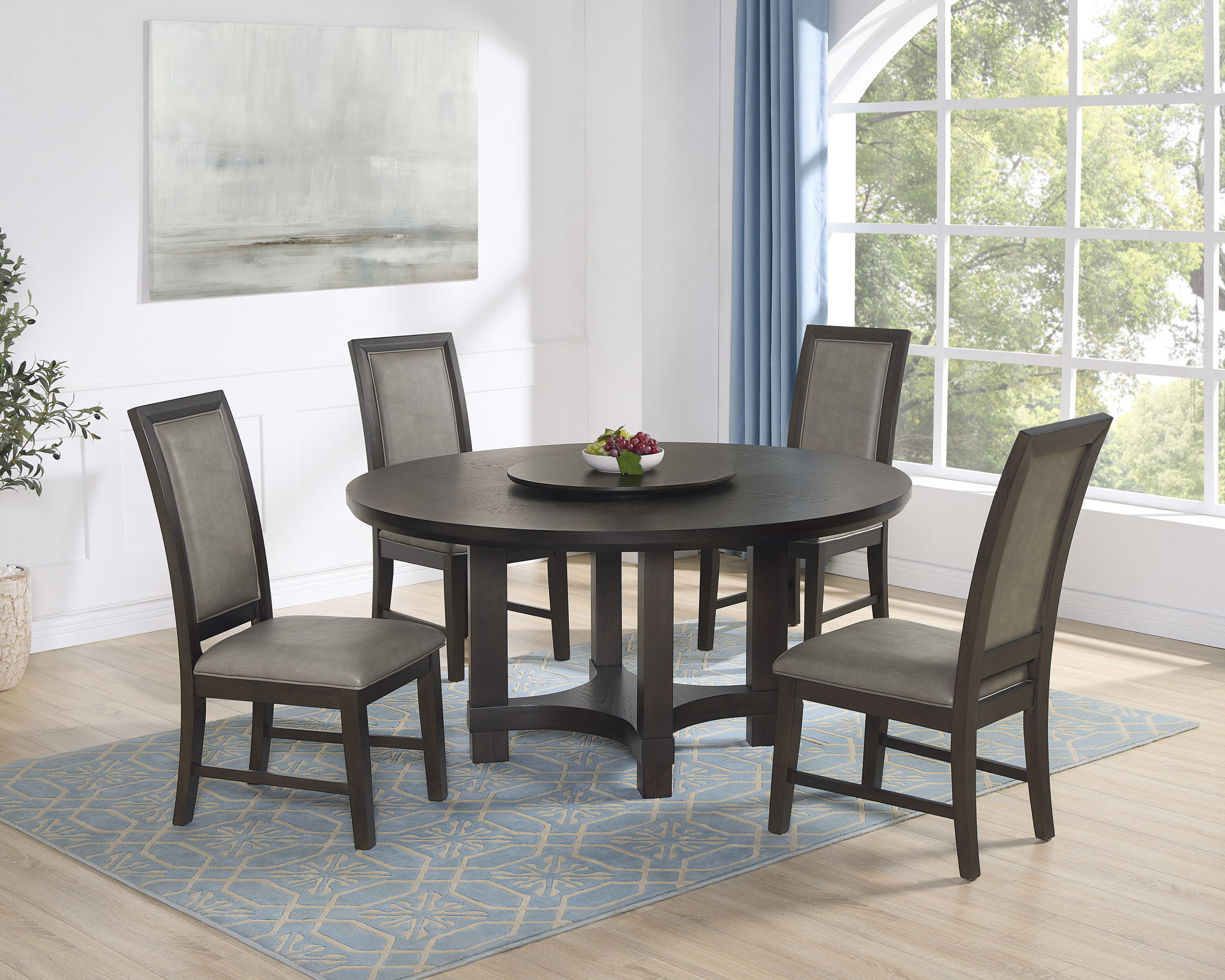 Jeffries - 5 Piece Dining Room Set - Espresso - Urban Living Furniture (Los Angeles, CA)