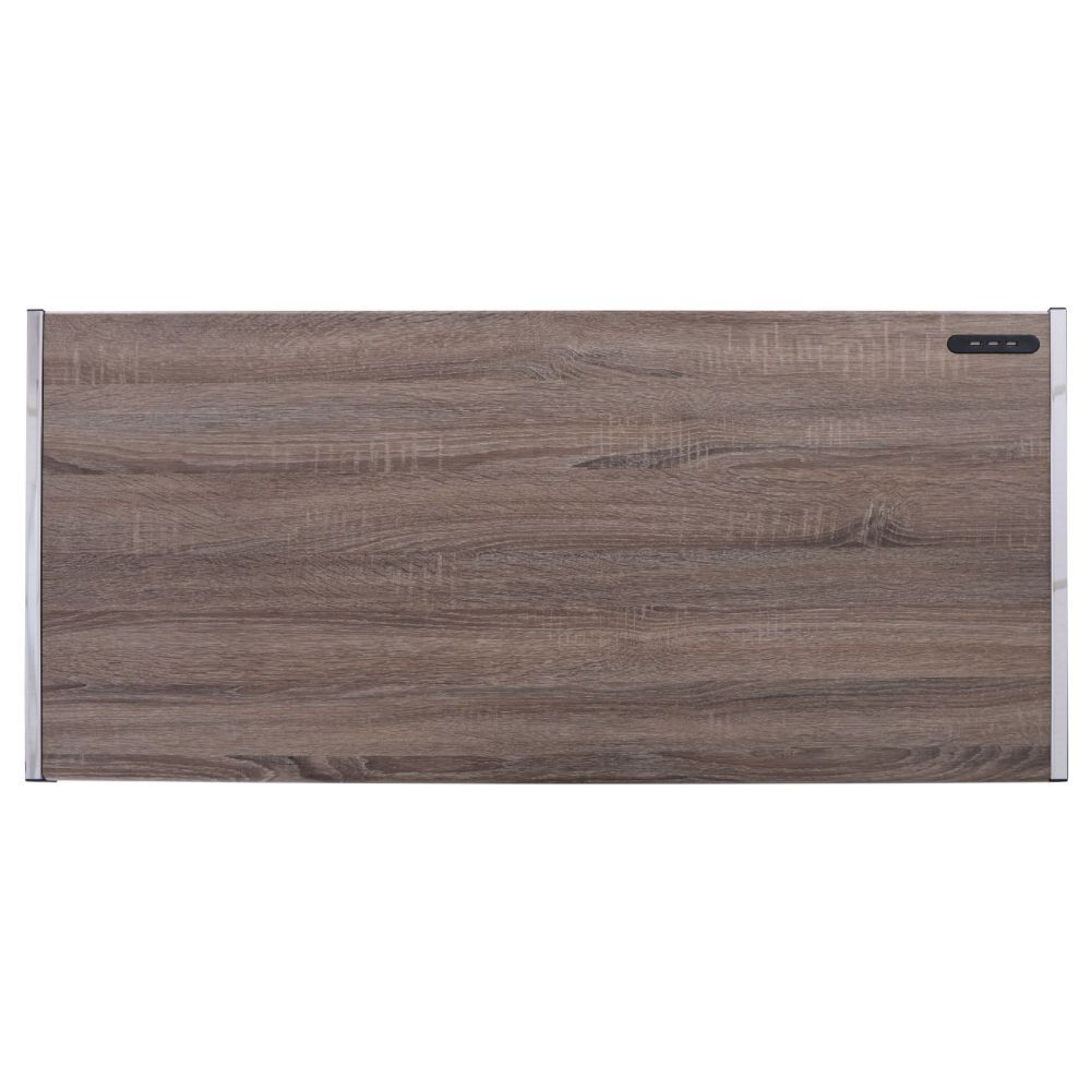 Finis - Writing Desk With USB - Weathered Oak & Chrome - Urban Living Furniture (Los Angeles, CA)