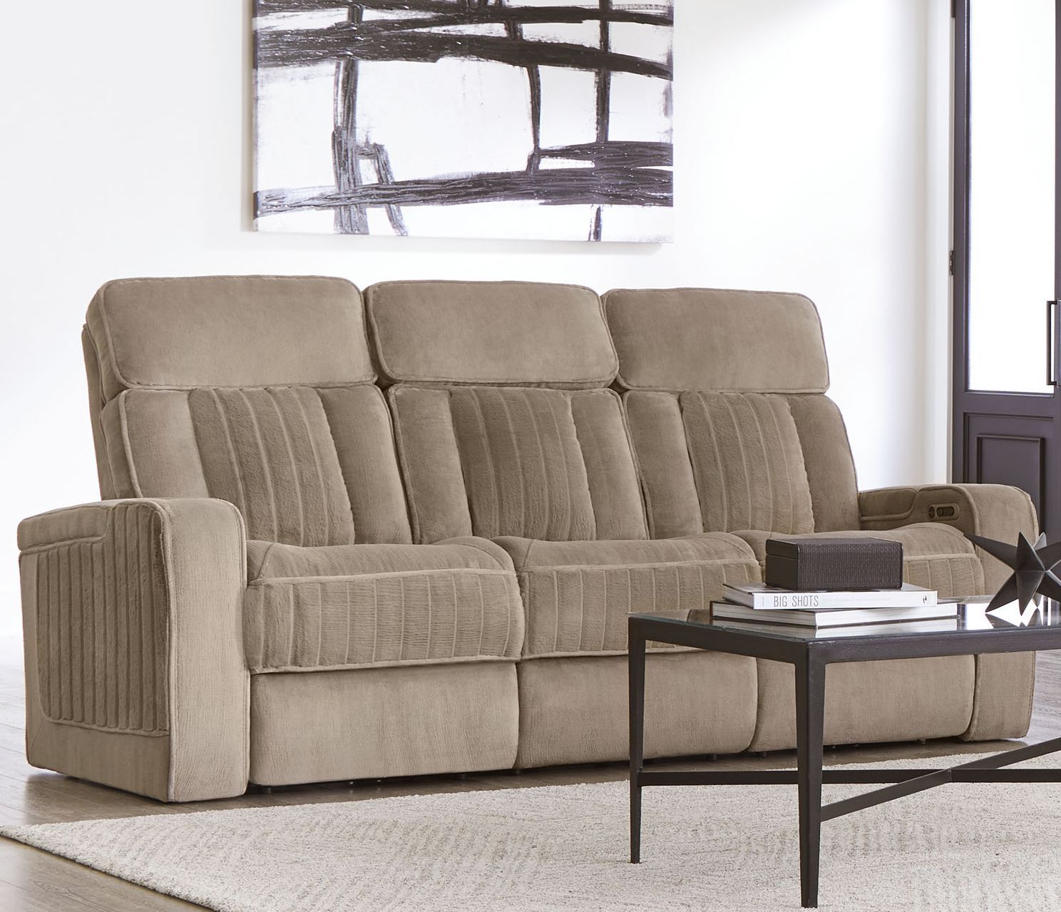 Equinox - Power Reclining Sofa With Drop Down Table - Urban Living Furniture (Los Angeles, CA)