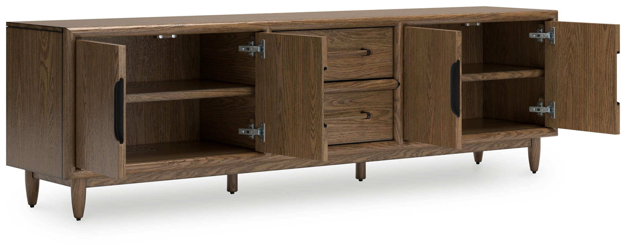 Roanhowe - Brown - Extra Large TV Stand - Urban Living Furniture (Los Angeles, CA)