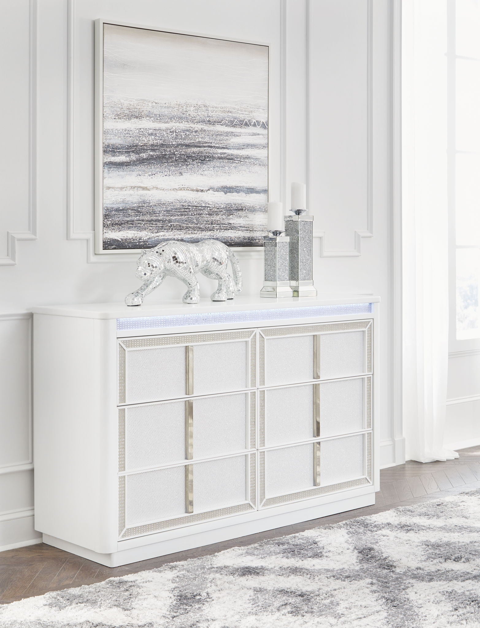 Chalanna - White - Dresser - Urban Living Furniture (Los Angeles, CA)