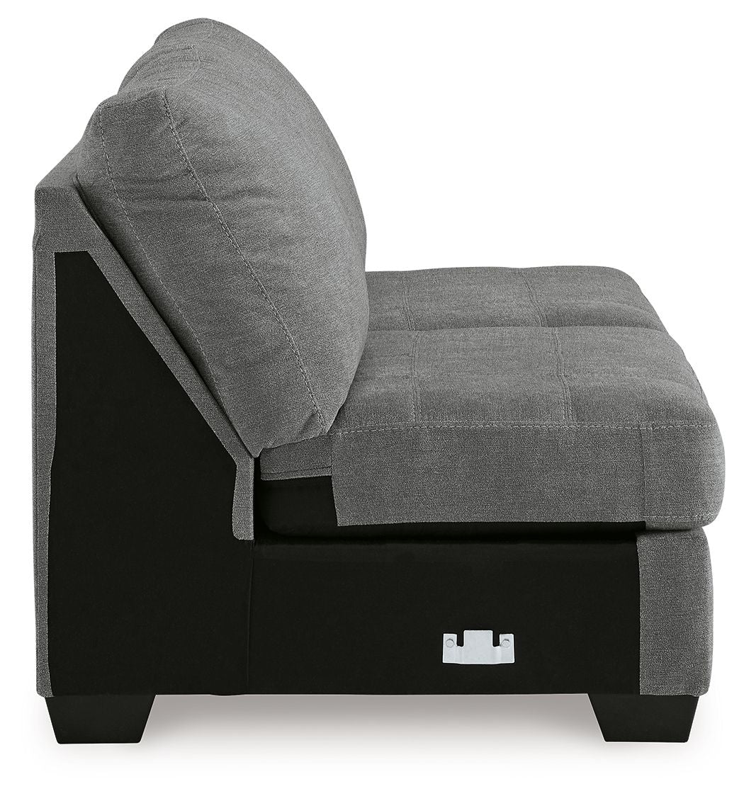 Birkdale Court - Gray - Armless Loveseat - Urban Living Furniture (Los Angeles, CA)