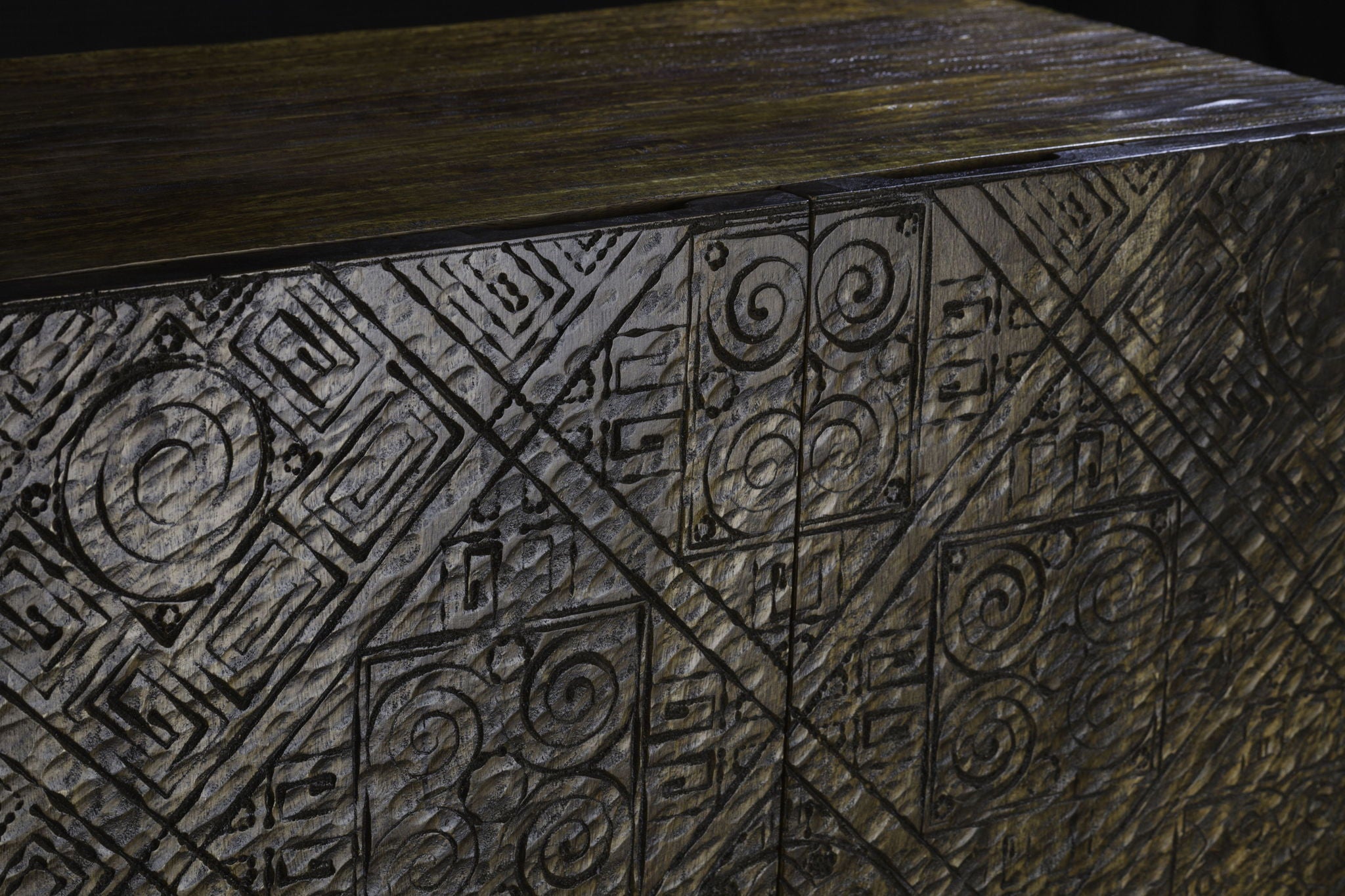 Calvary - Console Table - Gray Stone & Walnut - Urban Living Furniture (Los Angeles, CA)