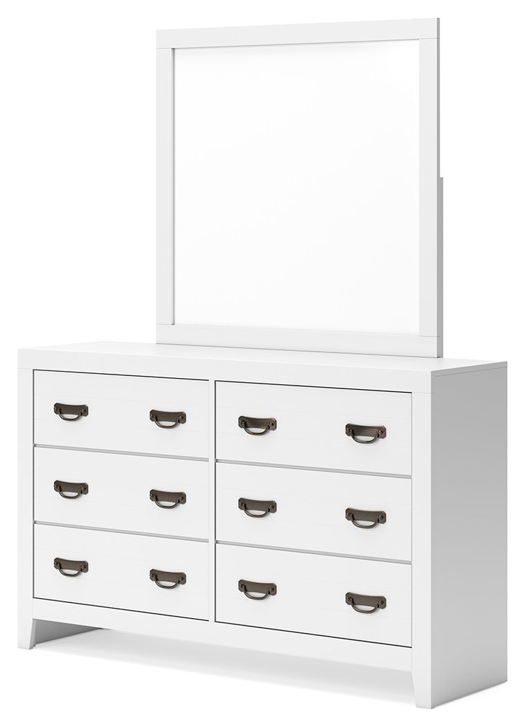 Binterglen - White - Dresser And Mirror - Urban Living Furniture (Los Angeles, CA)
