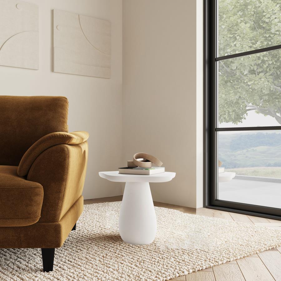 Perth - Table Top For 17" Side Table, Box 1 of 2 - Off White - Urban Living Furniture (Los Angeles, CA)