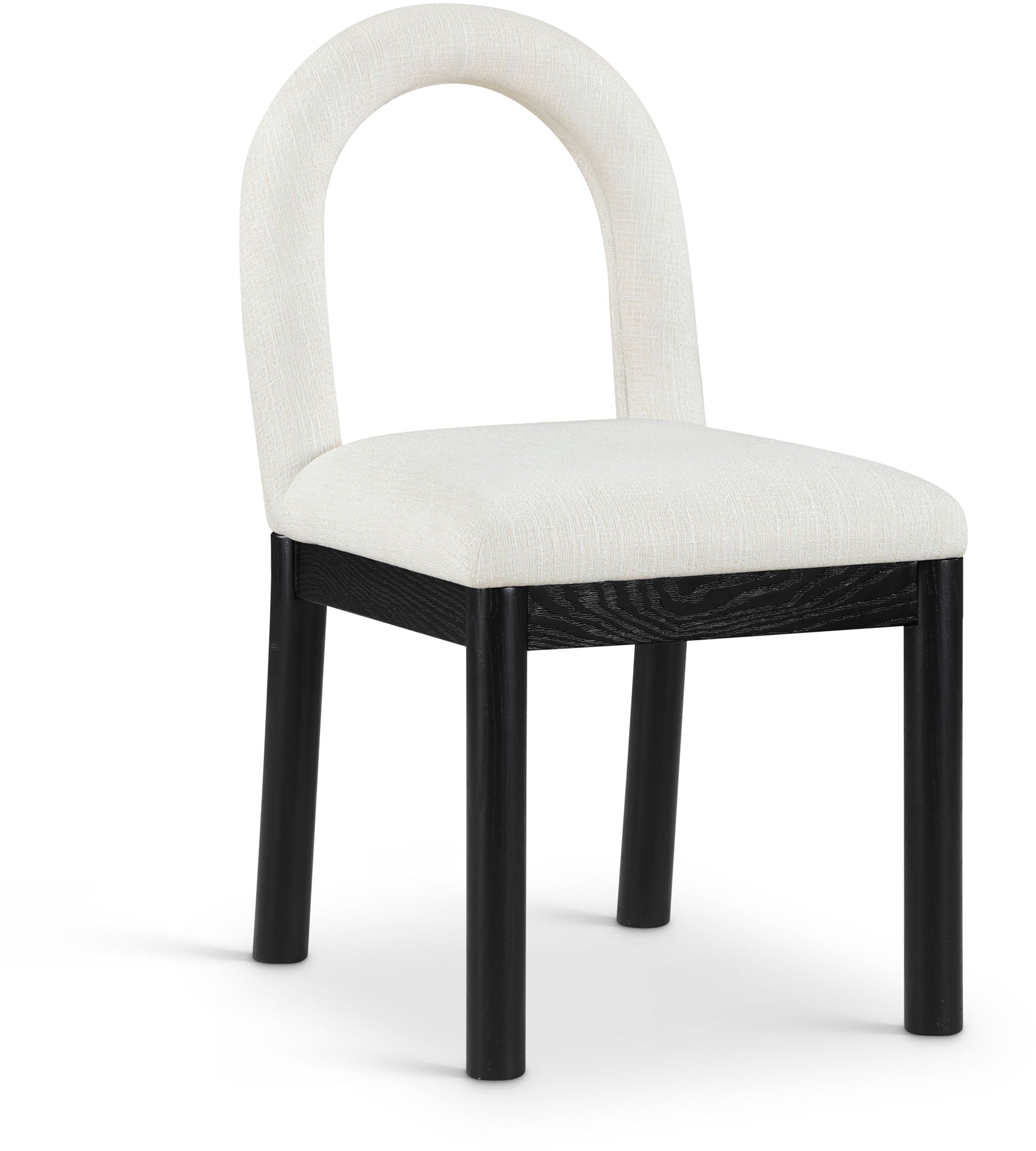 Conrad - Linen Dining Chair With Black Legs - Urban Living Furniture (Los Angeles, CA)