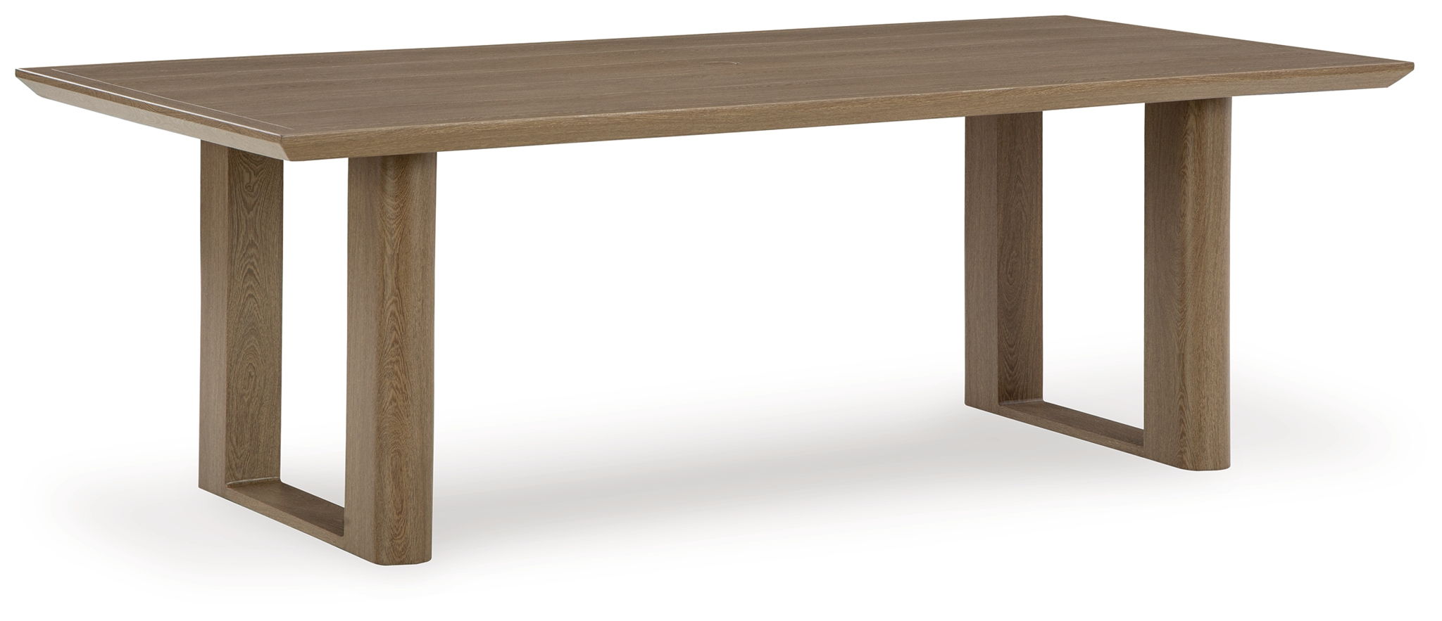 Serene Bay - Dark Brown - Rectangular Dining Table With Umbrella Option - Urban Living Furniture (Los Angeles, CA)