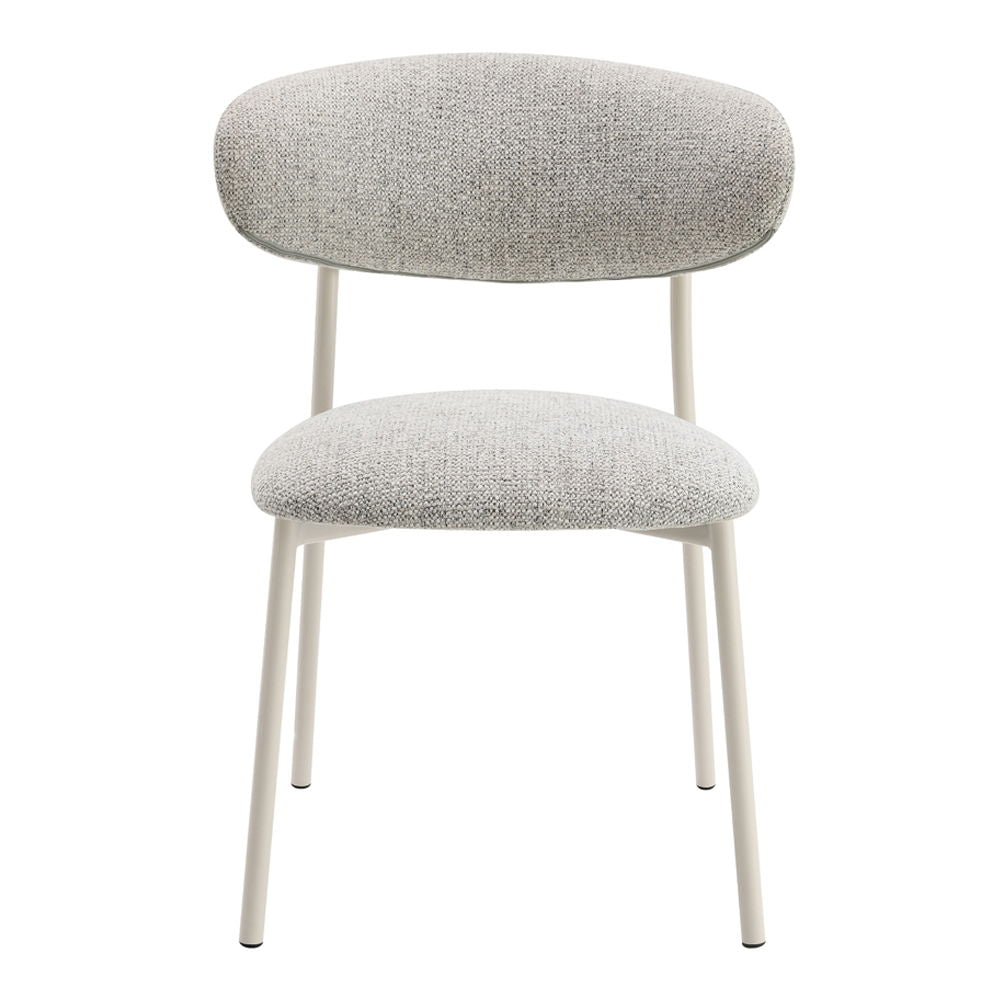 Kalam - Side Chair (Set of 2) - Gray Fabric & Beige - Urban Living Furniture (Los Angeles, CA)