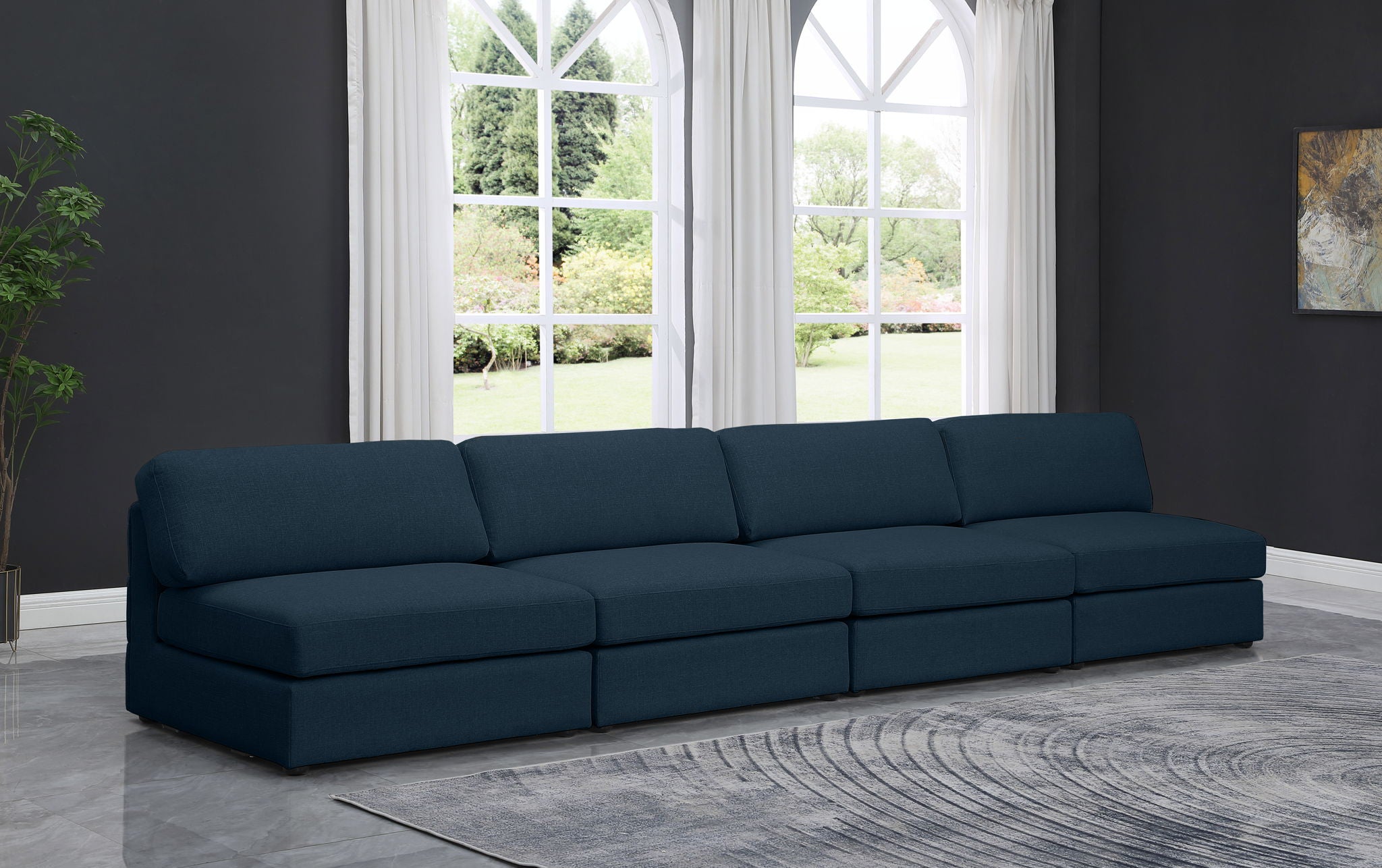 Beckham - Modular 4 Seats Armless Sofa - Urban Living Furniture (Los Angeles, CA)