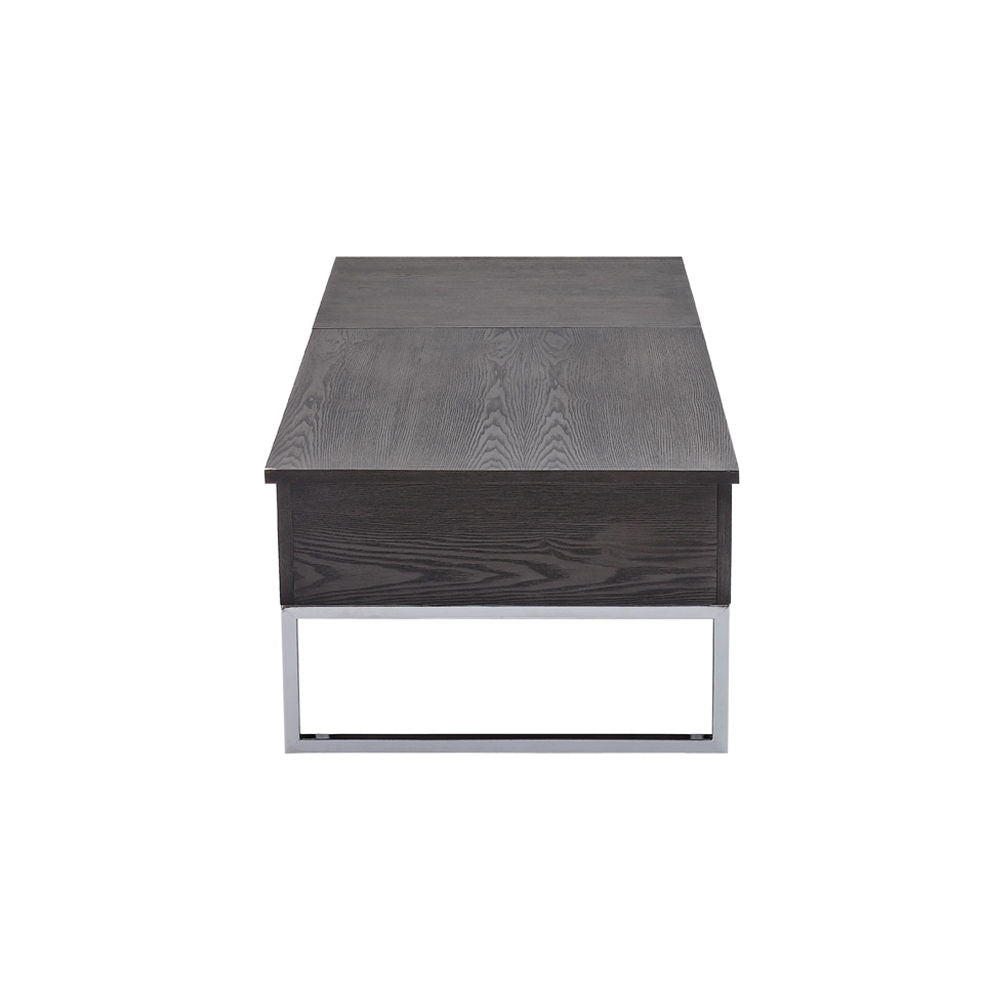 Iban - Coffee Table With Lift Top - Gray Oak & Chrome - Urban Living Furniture (Los Angeles, CA)