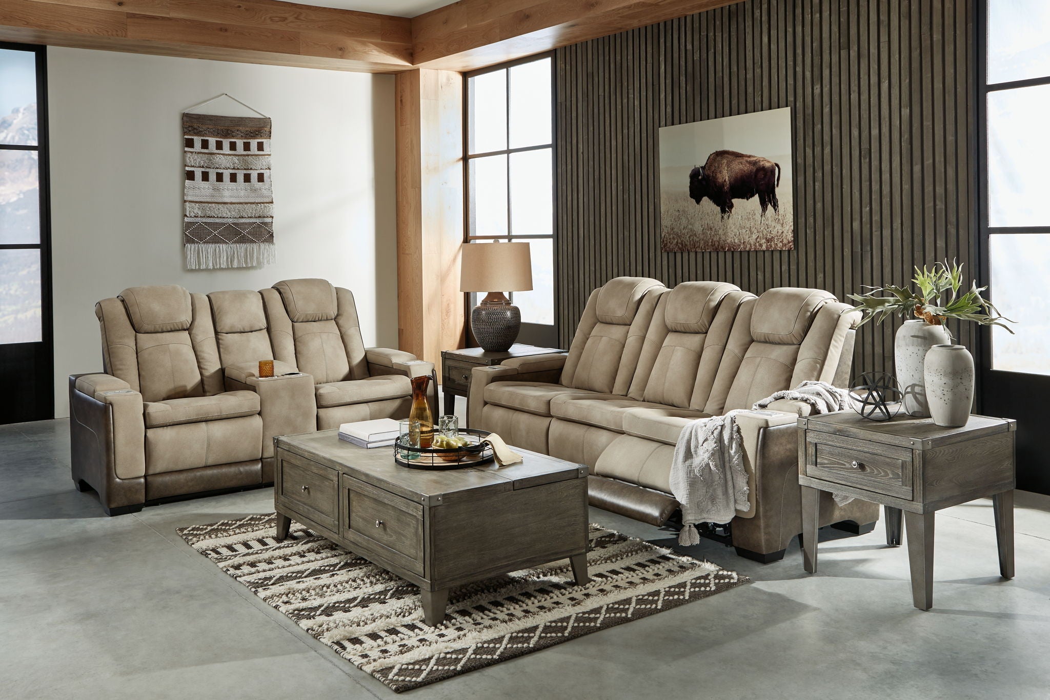 Next-Gen Durapella - Power Reclinering Living Room Set - Urban Living Furniture (Los Angeles, CA)