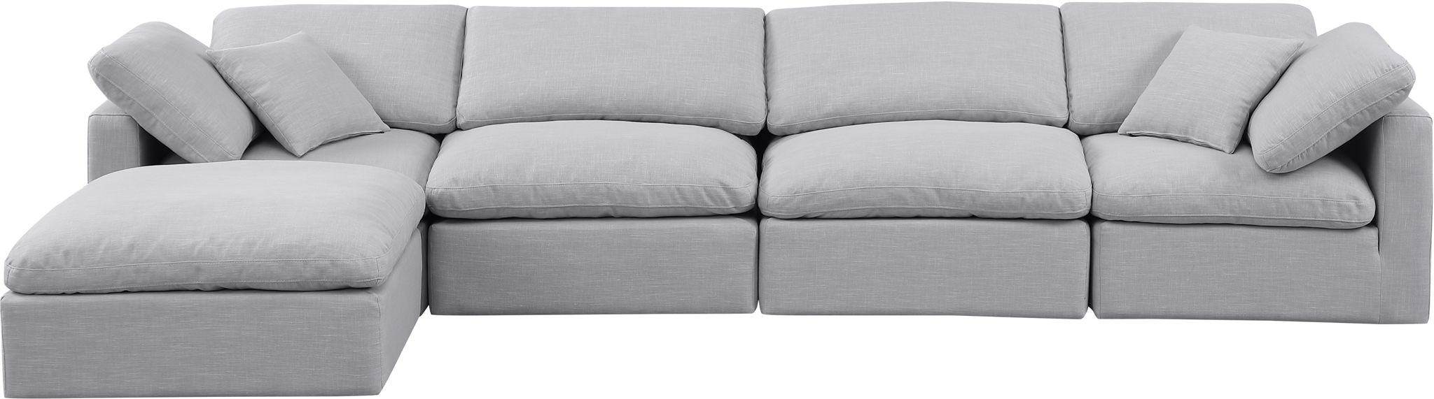 Indulge - Linen 5 Piece Modular Sectional With Chaise - Urban Living Furniture (Los Angeles, CA)