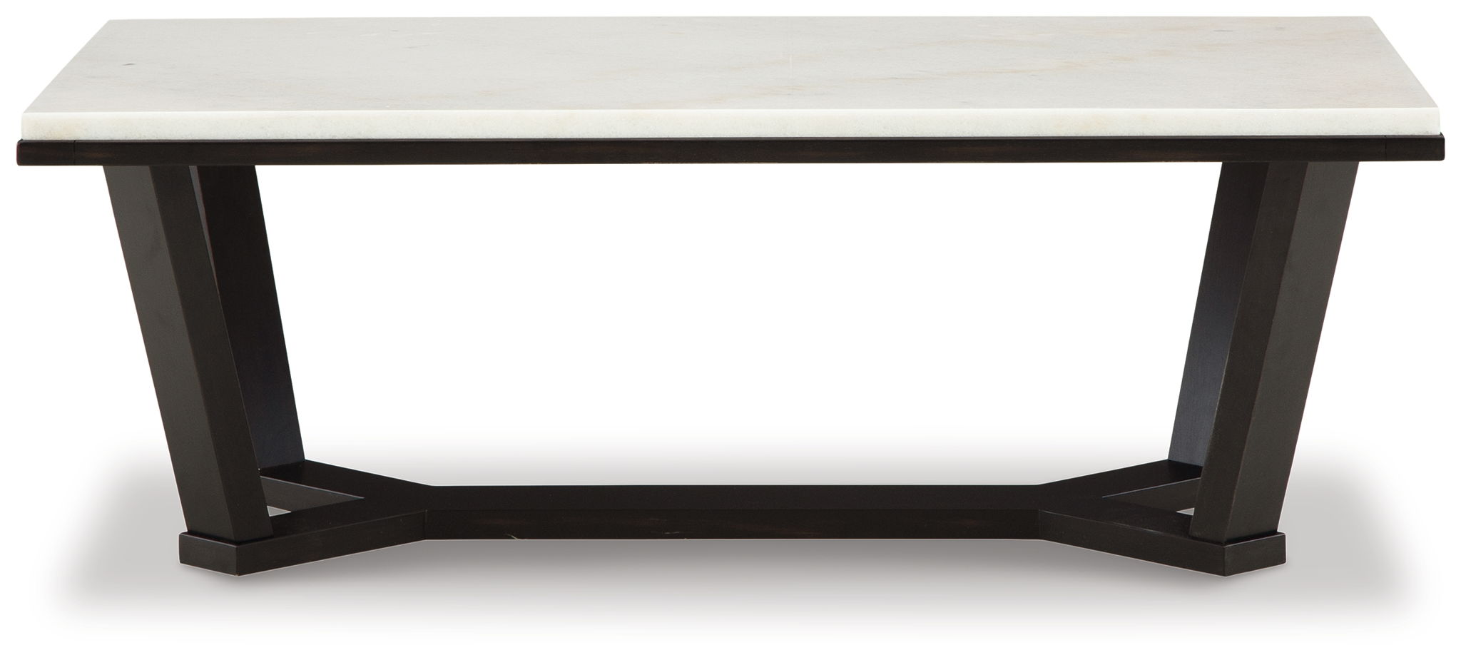 Fostead - White / Espresso - Rectangular Cocktail Table - Urban Living Furniture (Los Angeles, CA)