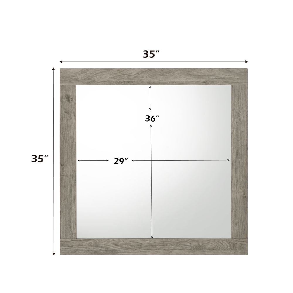 Mari - Mirror - Light Gray Finish - Urban Living Furniture (Los Angeles, CA)