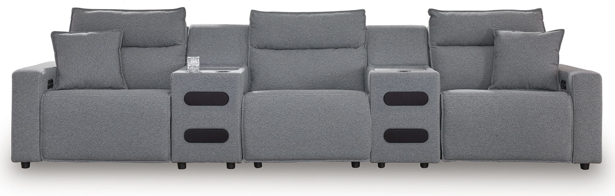 ModMax II - Salt And Pepper - Reclining Sectional - Urban Living Furniture (Los Angeles, CA)