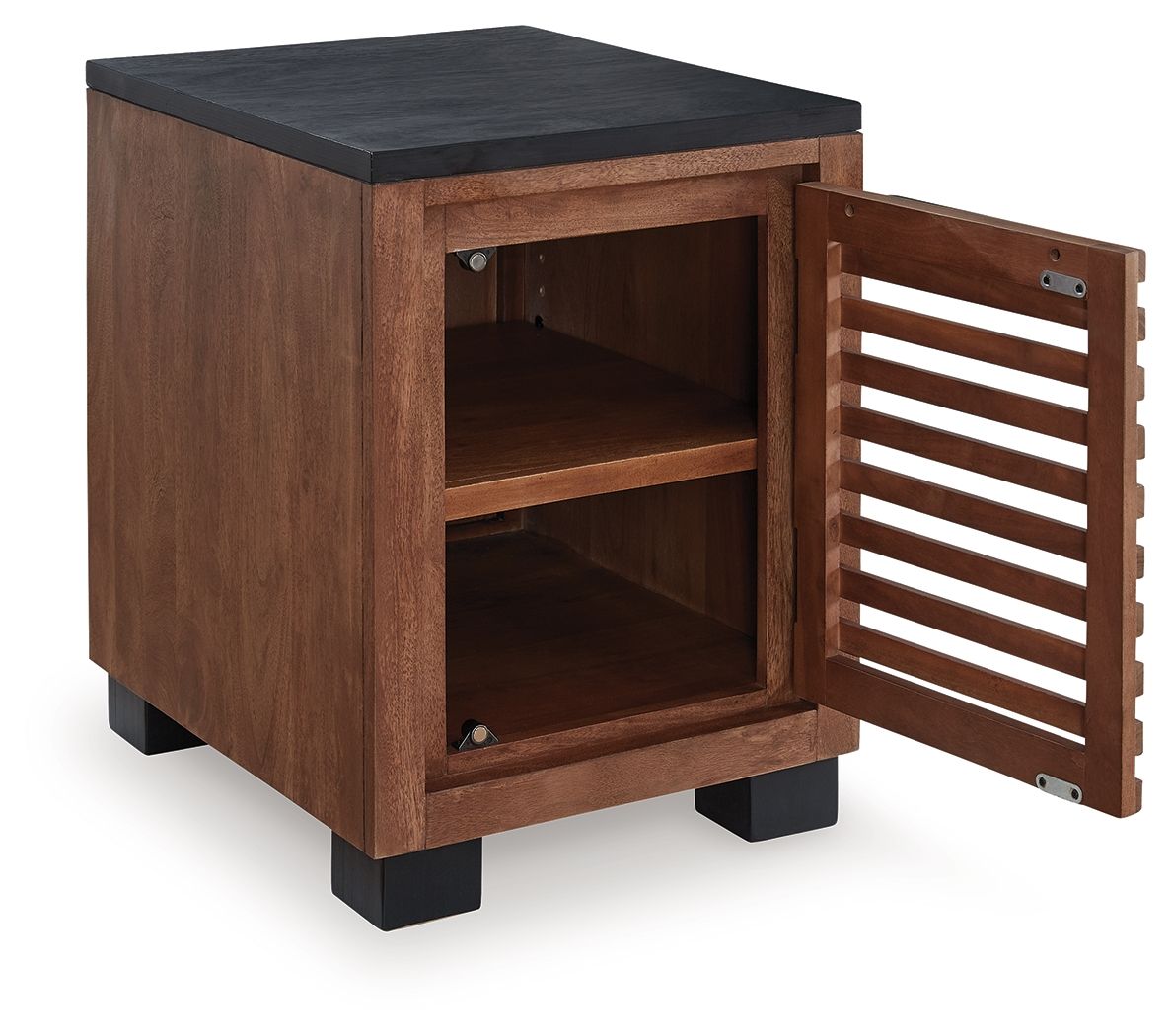 Kallari - Warm Brown / Black - Chair Side End Table - Urban Living Furniture (Los Angeles, CA)