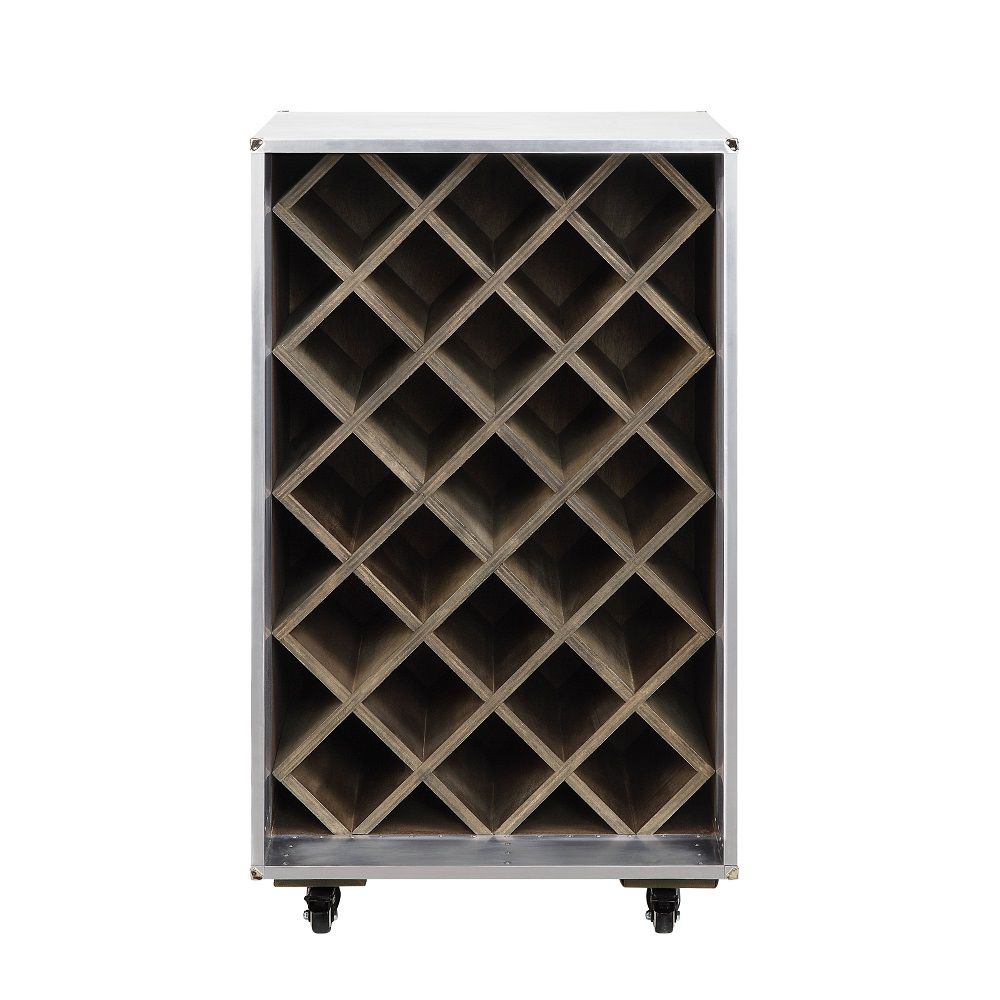 Raini - Wine Cabinet - Aluminum - Urban Living Furniture (Los Angeles, CA)