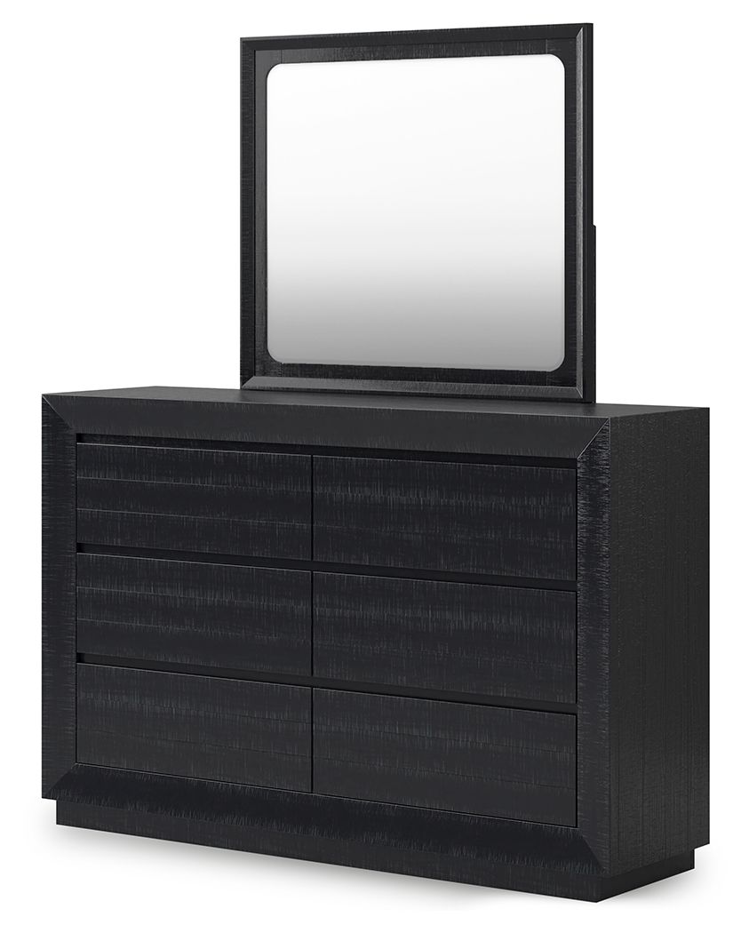 Londer - Black - Dresser And Mirror - Urban Living Furniture (Los Angeles, CA)
