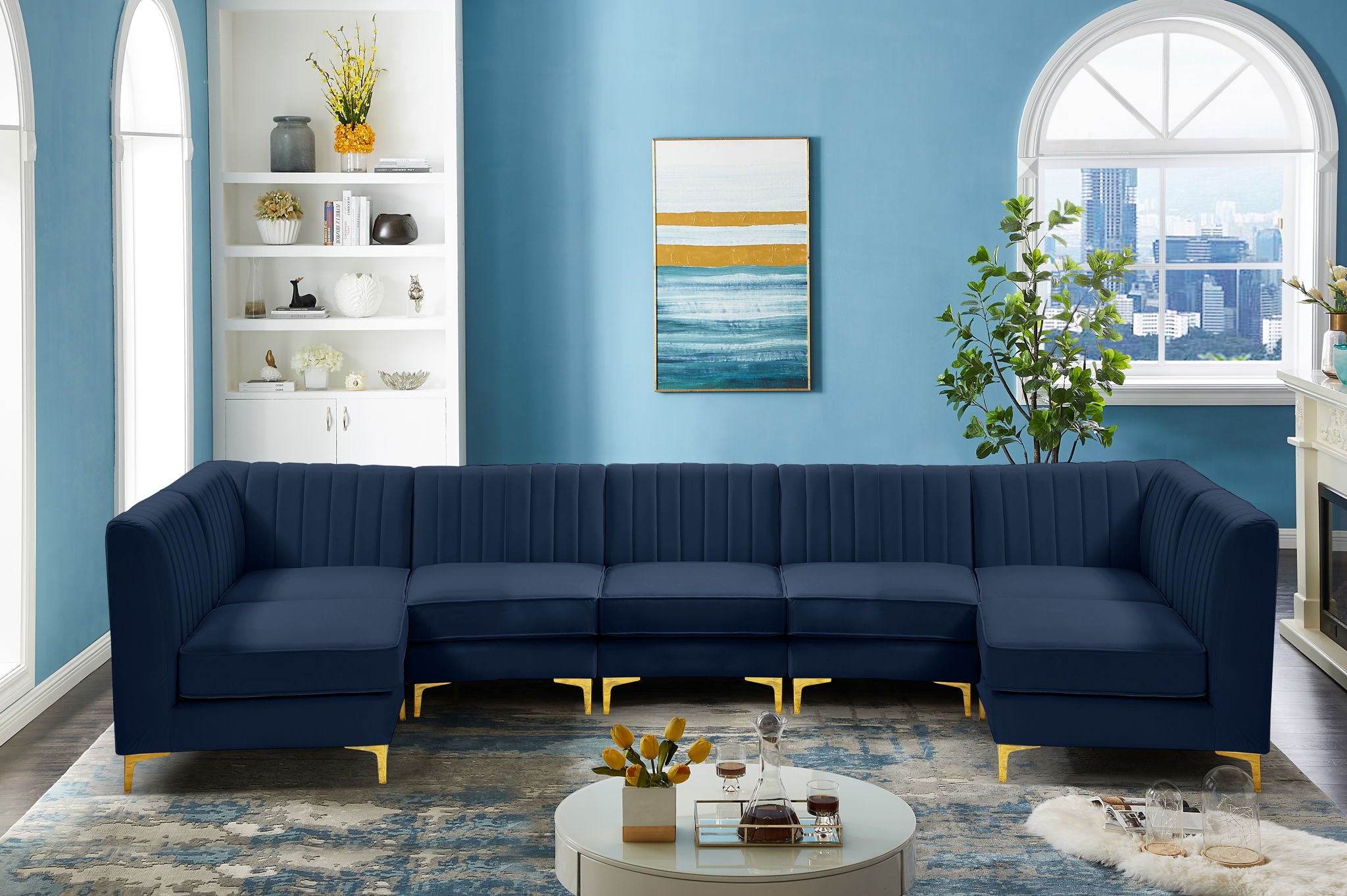 Alina - 7 Piece Modular Sectional - Urban Living Furniture (Los Angeles, CA)