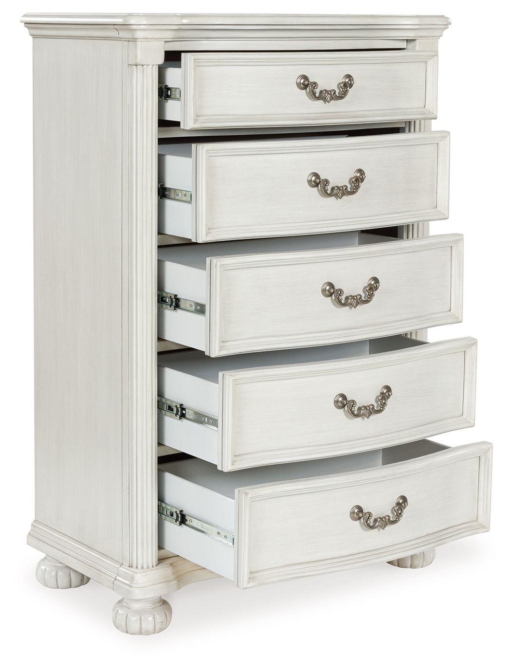 Montelaine - Antique White - Five Drawer Chest - Urban Living Furniture (Los Angeles, CA)