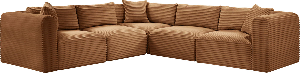 Shaggy - Fabric 5 Piece Modular Corner Sectional - Urban Living Furniture (Los Angeles, CA)