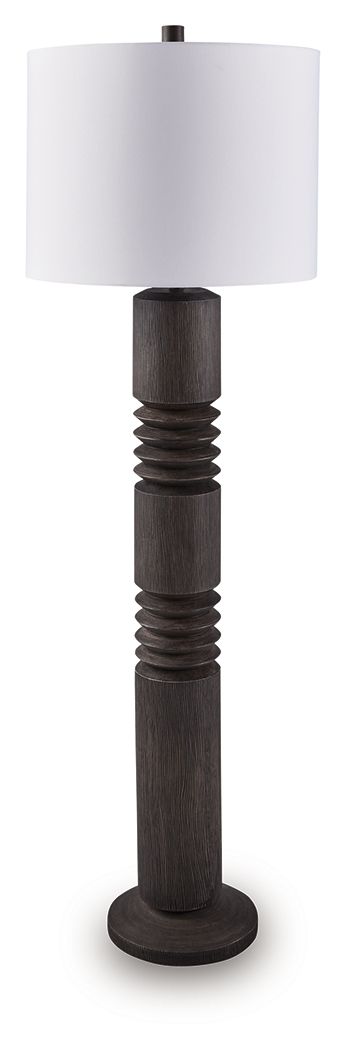 Fainwell - Distressed Black - Poly Floor Lamp - Urban Living Furniture (Los Angeles, CA)
