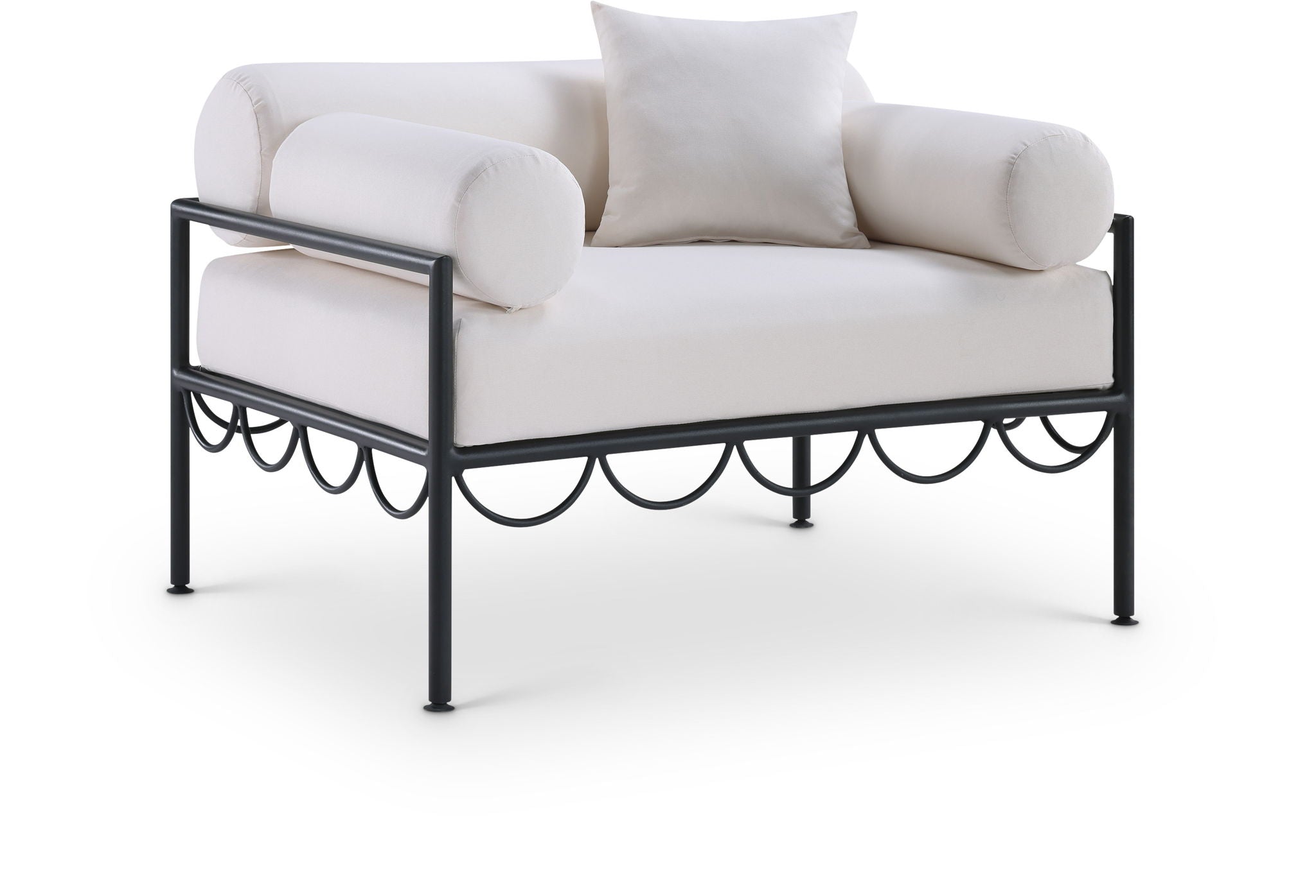 Portofino - Resilient Water Repellent Fabric Upholstered Outdoor Patio Chair - Urban Living Furniture (Los Angeles, CA)