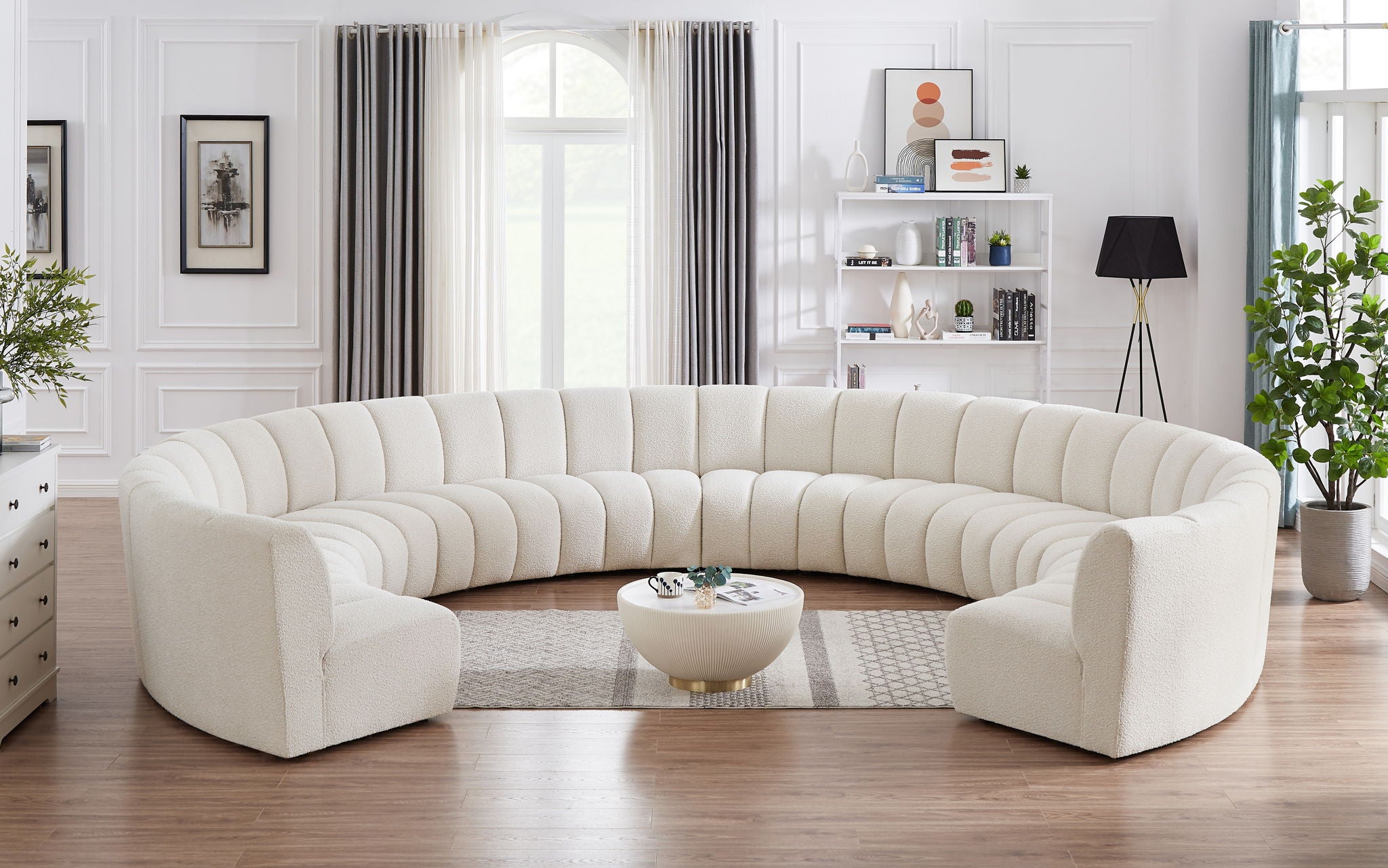 Infinity - 10 Piece Boucle Modular Sectional - Urban Living Furniture (Los Angeles, CA)