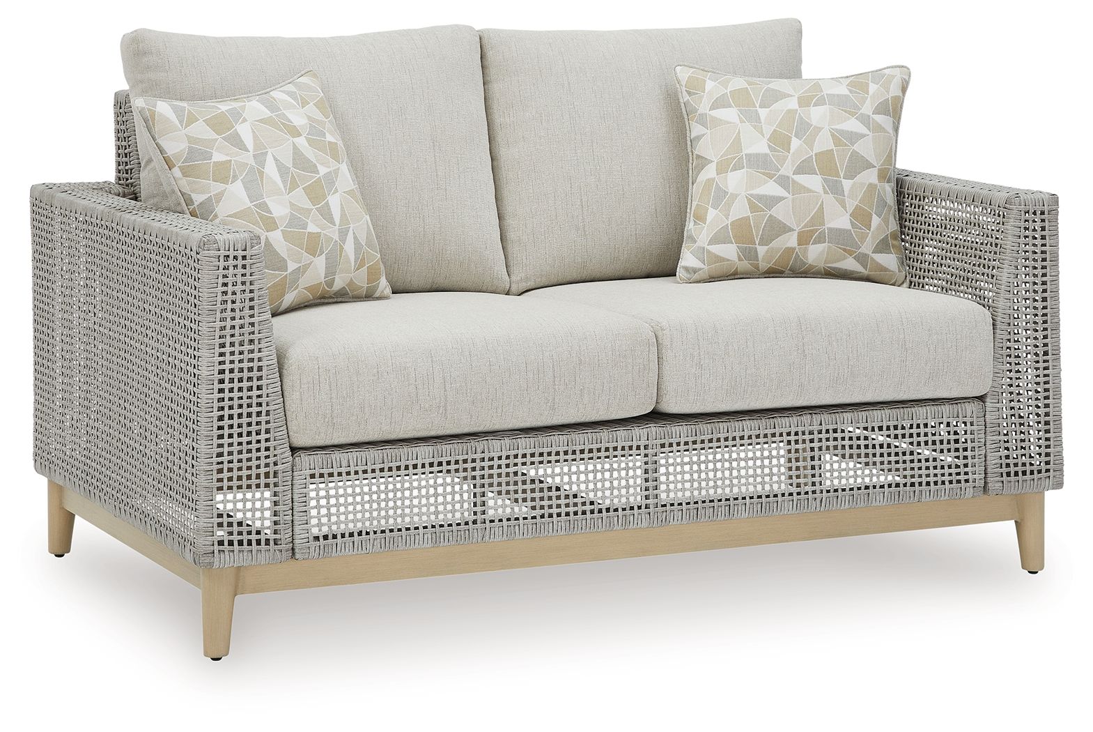 Seton Creek - Gray - Loveseat With Cushion - Urban Living Furniture (Los Angeles, CA)