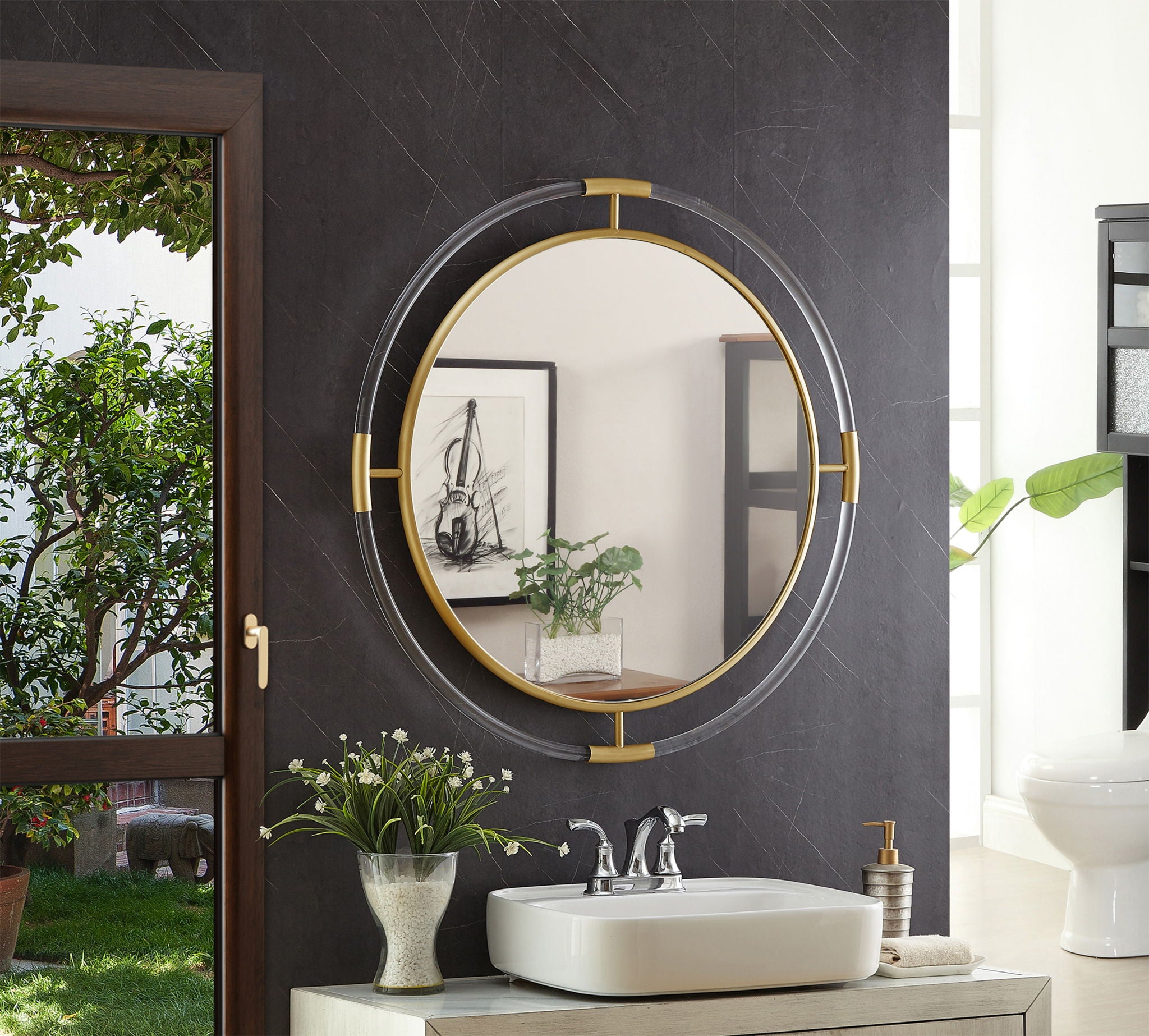 Ghost - Mirror Round - Urban Living Furniture (Los Angeles, CA)