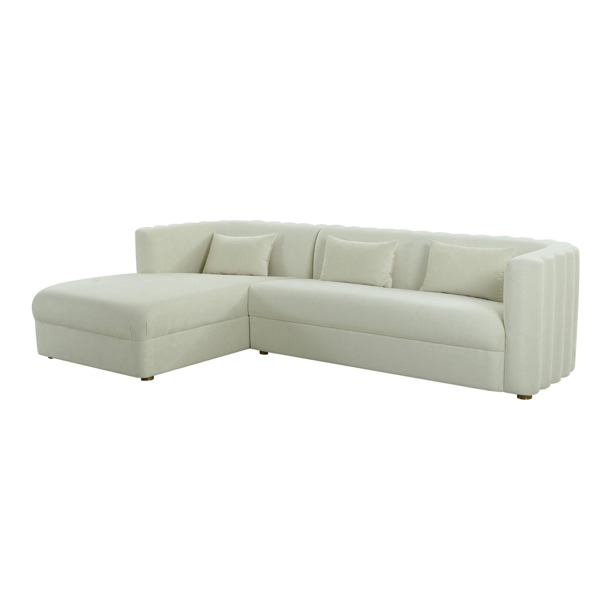 Callie - Velvet Sectional - LAF - Urban Living Furniture (Los Angeles, CA)