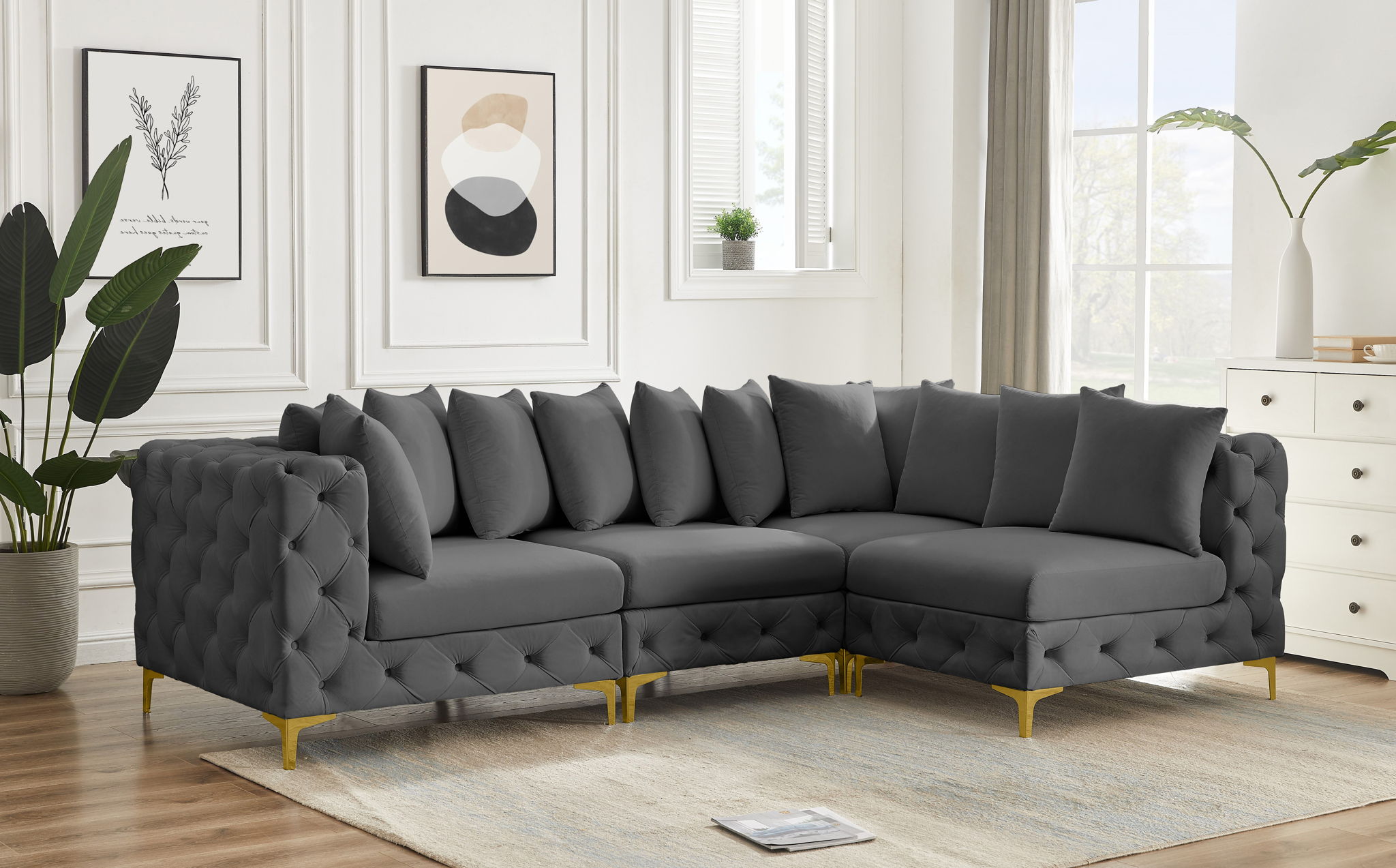Tremblay - 4 Piece Modular Sectional - Urban Living Furniture (Los Angeles, CA)
