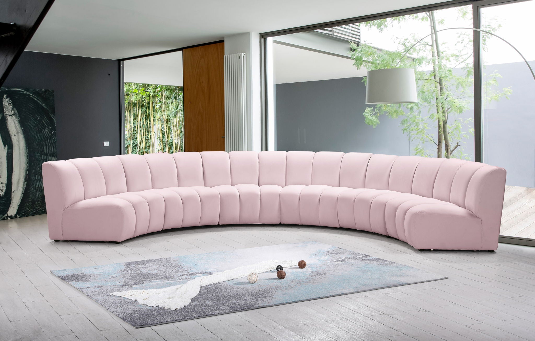 Infinity - 6 Piece Velvet Modular Sectional - Urban Living Furniture (Los Angeles, CA)