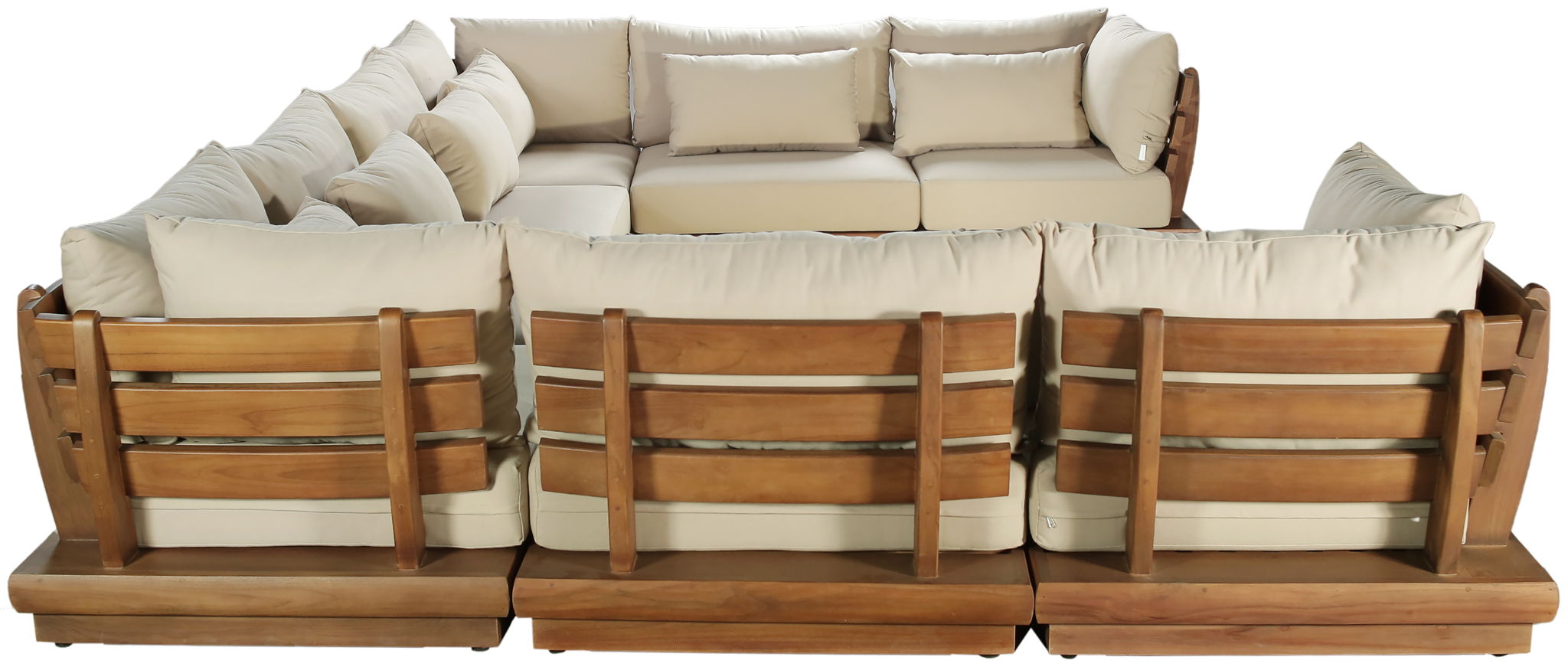 Mirella - 8 Piece Water Resistant Fabric Upholstered Outdoor Patio Modular Sectional - Urban Living Furniture (Los Angeles, CA)