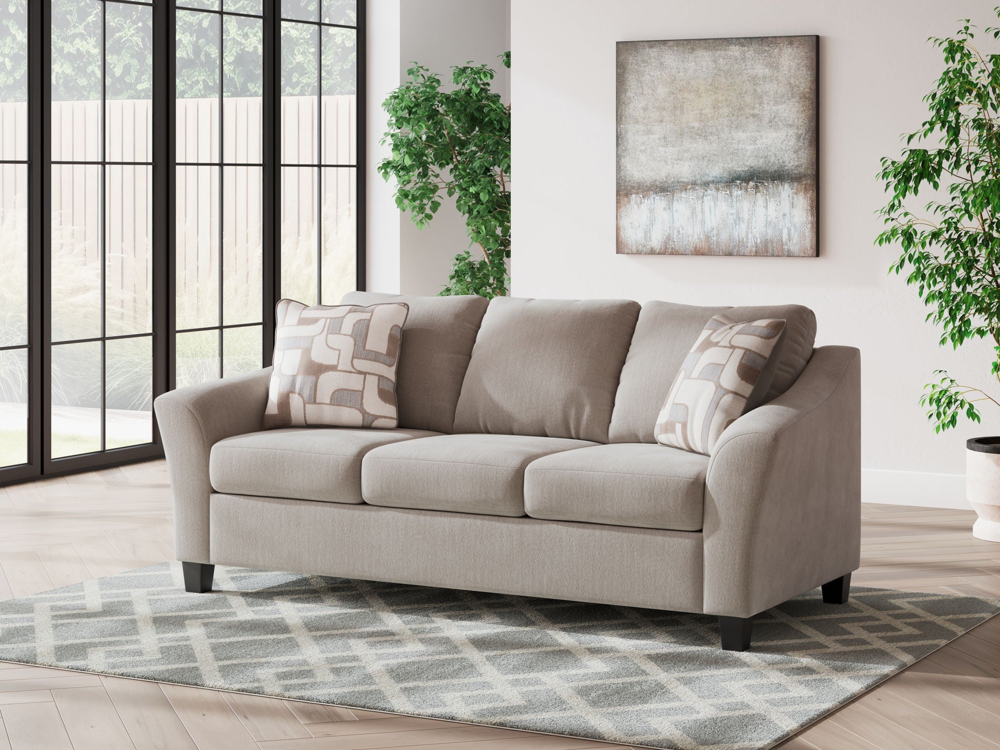 Willarae - Taupe - 2 Pc. - Sofa, Loveseat - Urban Living Furniture (Los Angeles, CA)