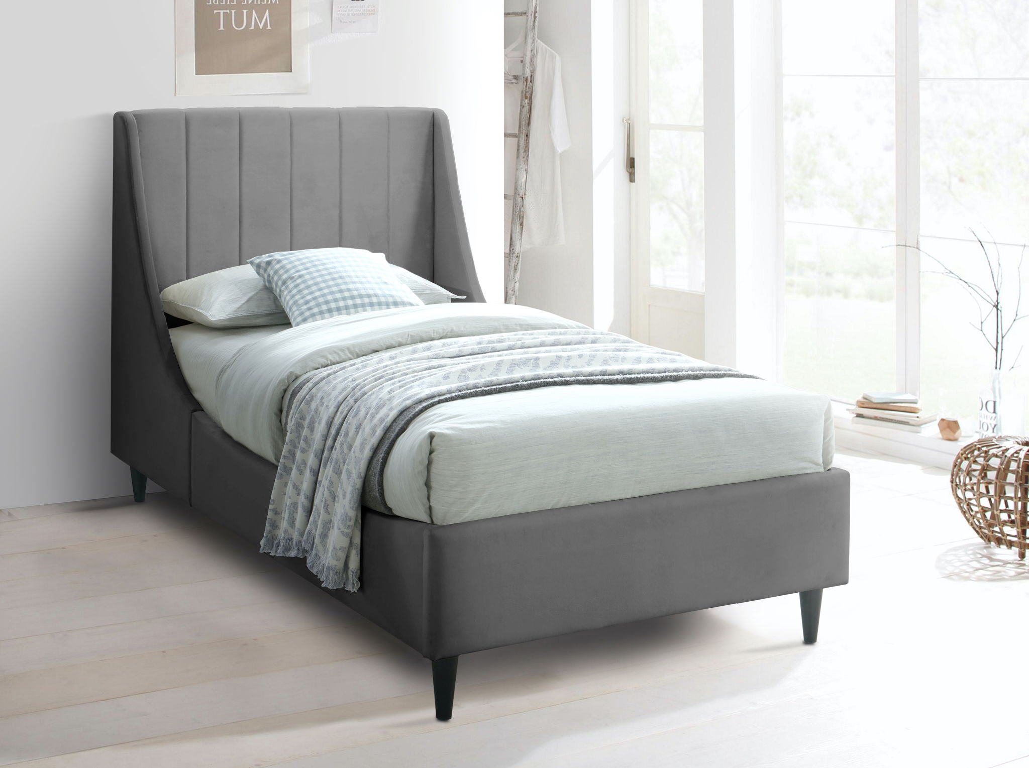 Eva - Velvet Bed - Urban Living Furniture (Los Angeles, CA)