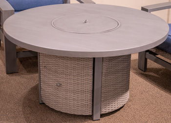 Half Moon Beach - Gray - Round Fire Pit Table - Urban Living Furniture (Los Angeles, CA)