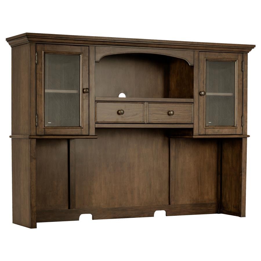 Hartshill - 2-Door Hutch With Shelves - Burnished Oak - Urban Living Furniture (Los Angeles, CA)