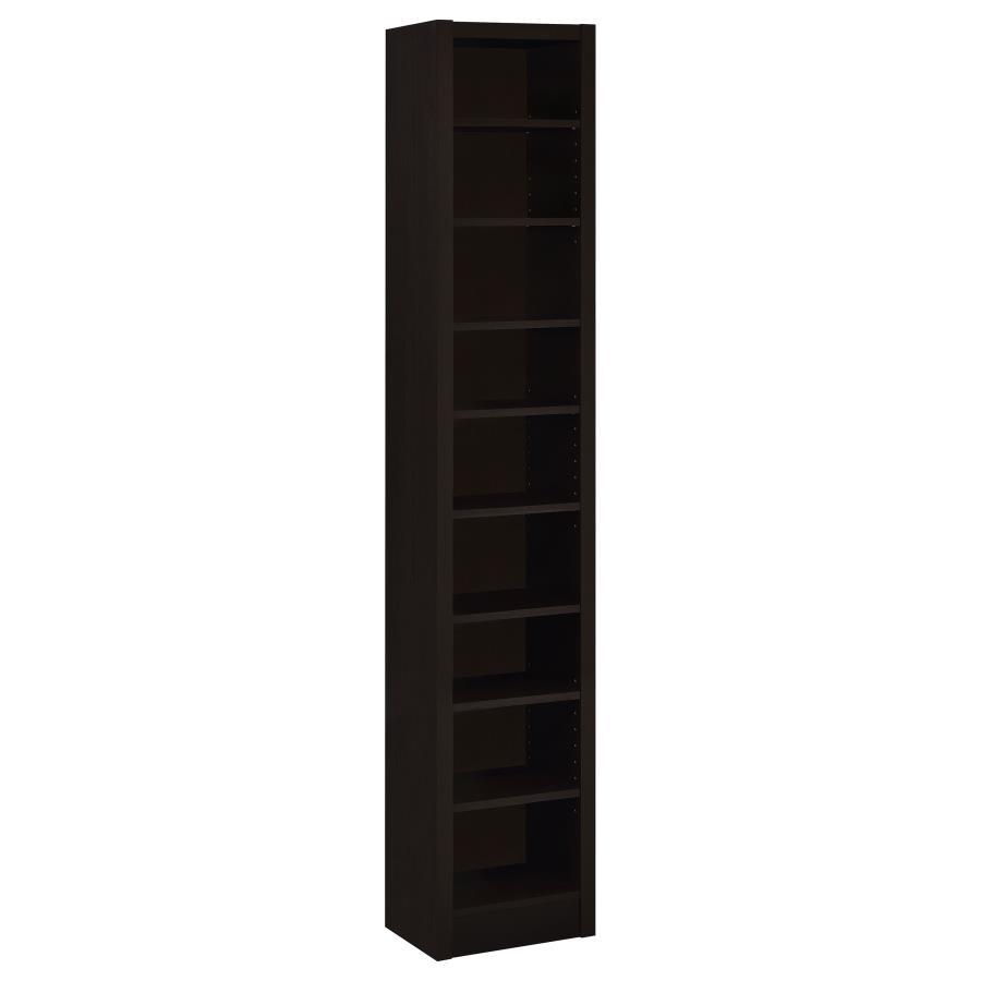 Eliam - 8-Shelf Bookcase - Cappuccino