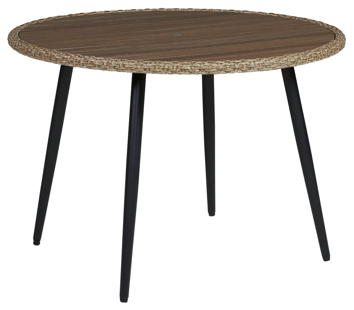 Amaris - Brown / Black - Round Dining Table - Urban Living Furniture (Los Angeles, CA)