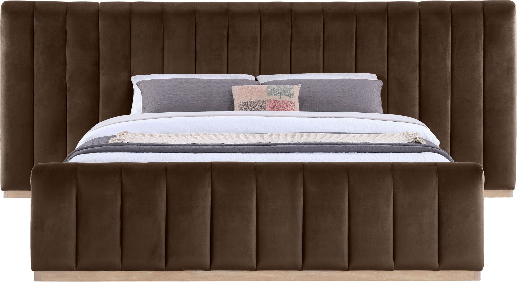 Amara - Velvet Upholstered Bed - Urban Living Furniture (Los Angeles, CA)