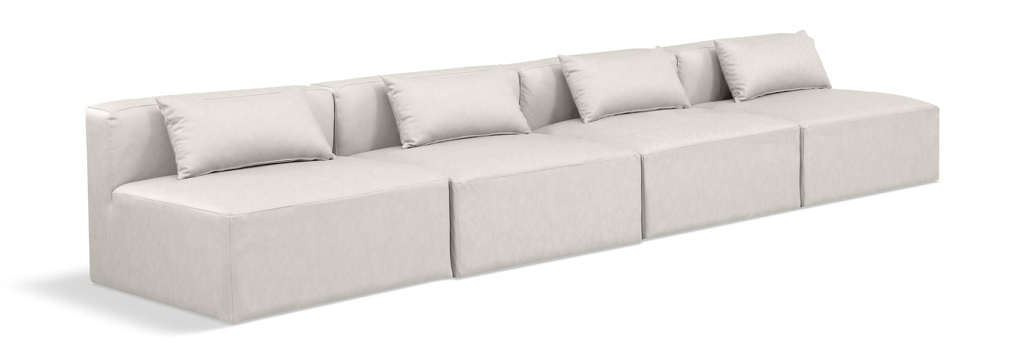 Cube - Modular 4 Seat Armless Sofa - Urban Living Furniture (Los Angeles, CA)