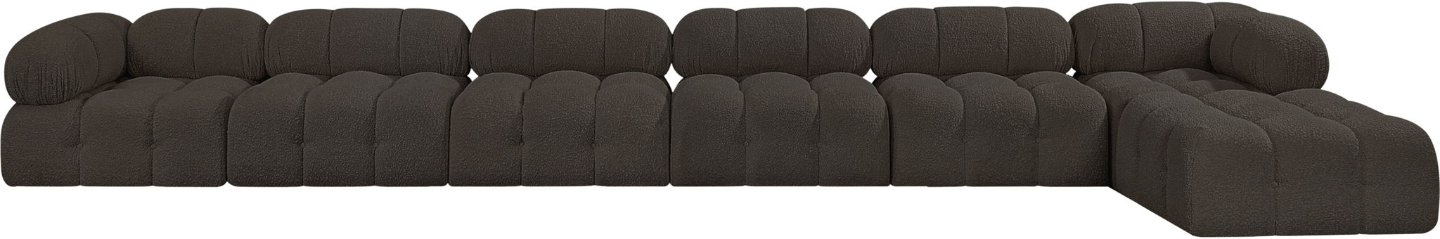 Ames - 7 Piece Boucle Fabric Modular L-Shaped Sectional - Urban Living Furniture (Los Angeles, CA)