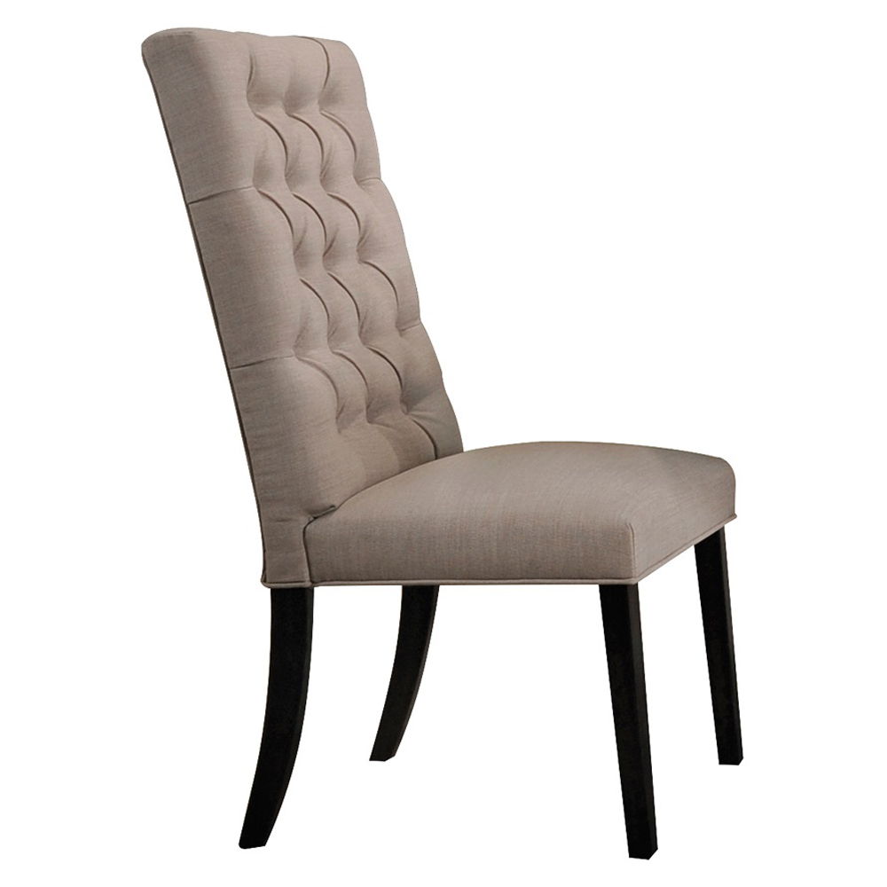 Morland - Side Chair (Set of 2) - Tan Linen & Vintage Black - Urban Living Furniture (Los Angeles, CA)