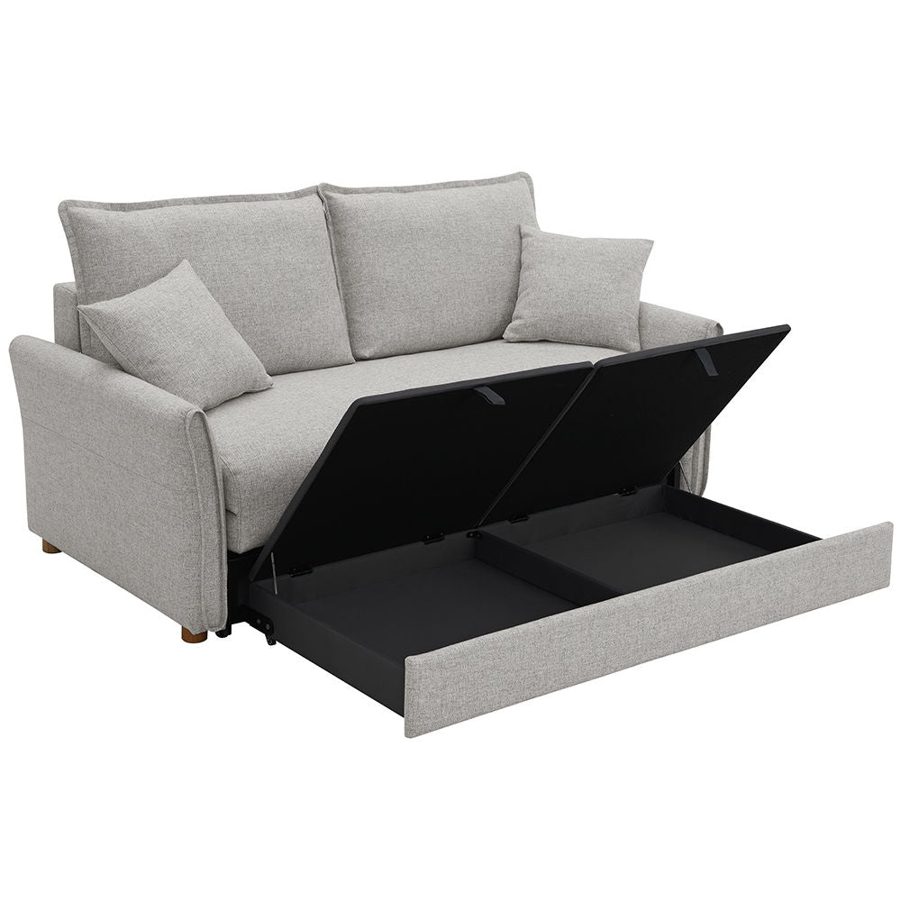 Oran - Sofa With Sleeper - Gray Chenille - Urban Living Furniture (Los Angeles, CA)