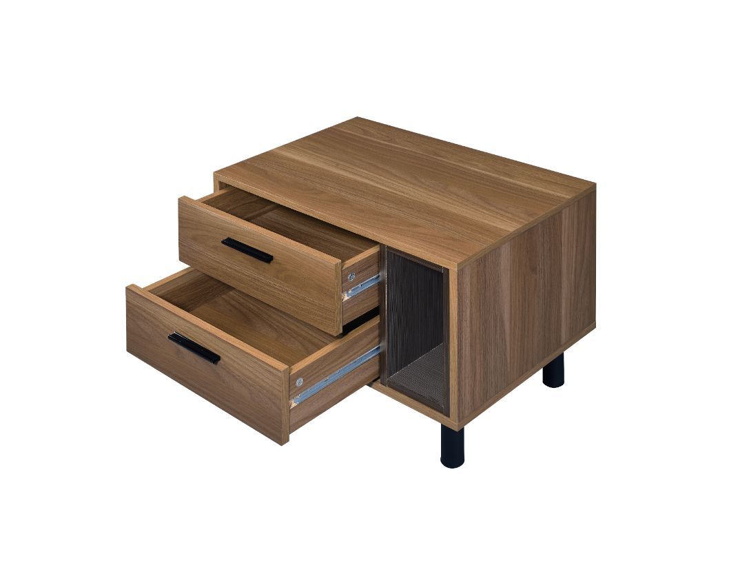 Trolgar - Accent Table - Brown Oak & Black - Urban Living Furniture (Los Angeles, CA)